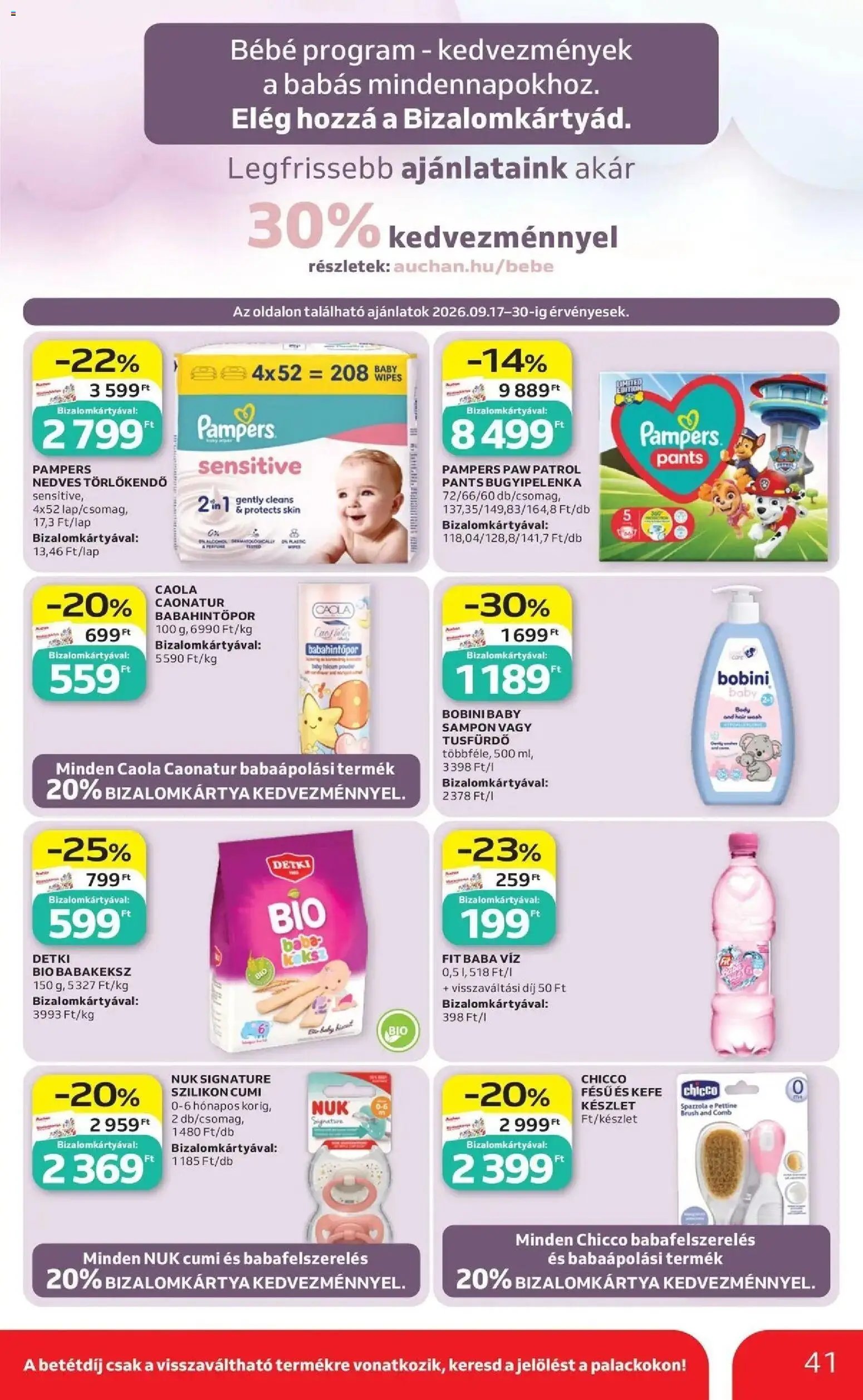 Auchan újság 2026.09.17. Auchan akciós újság Szolnok
