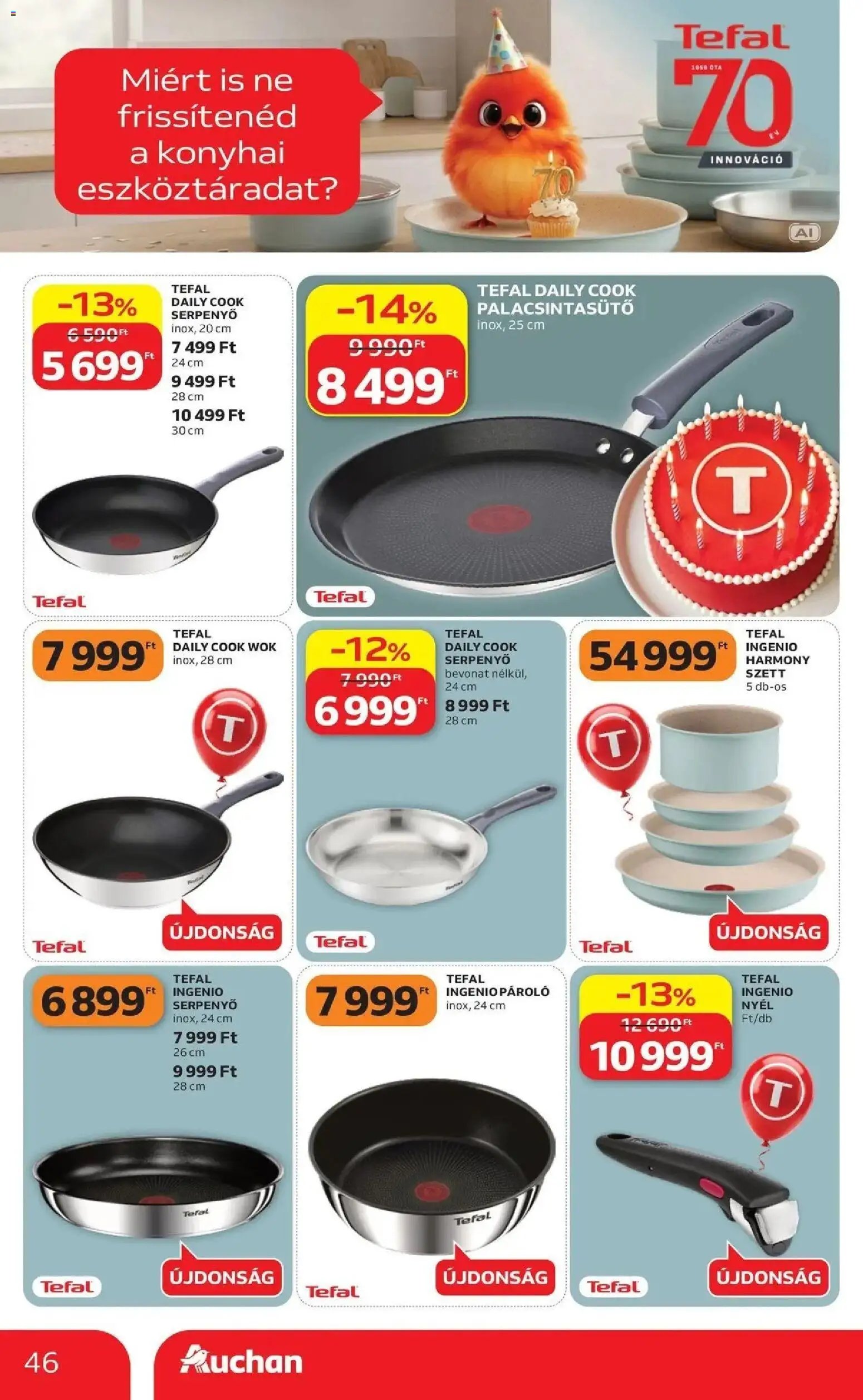 Auchan újság 2026.09.17. Auchan akciós újság Szolnok