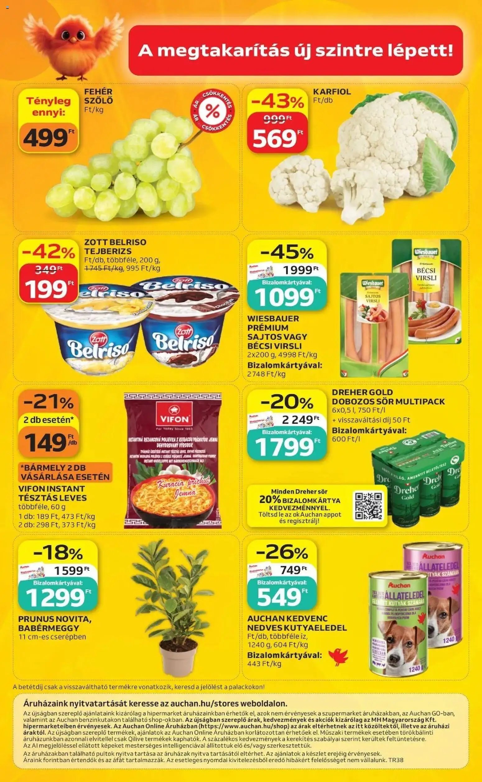 Auchan újság 2026.09.17. Auchan akciós újság Szolnok