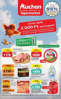 Auchan újság 2026.09.17. Auchan akciós újság Szolnok