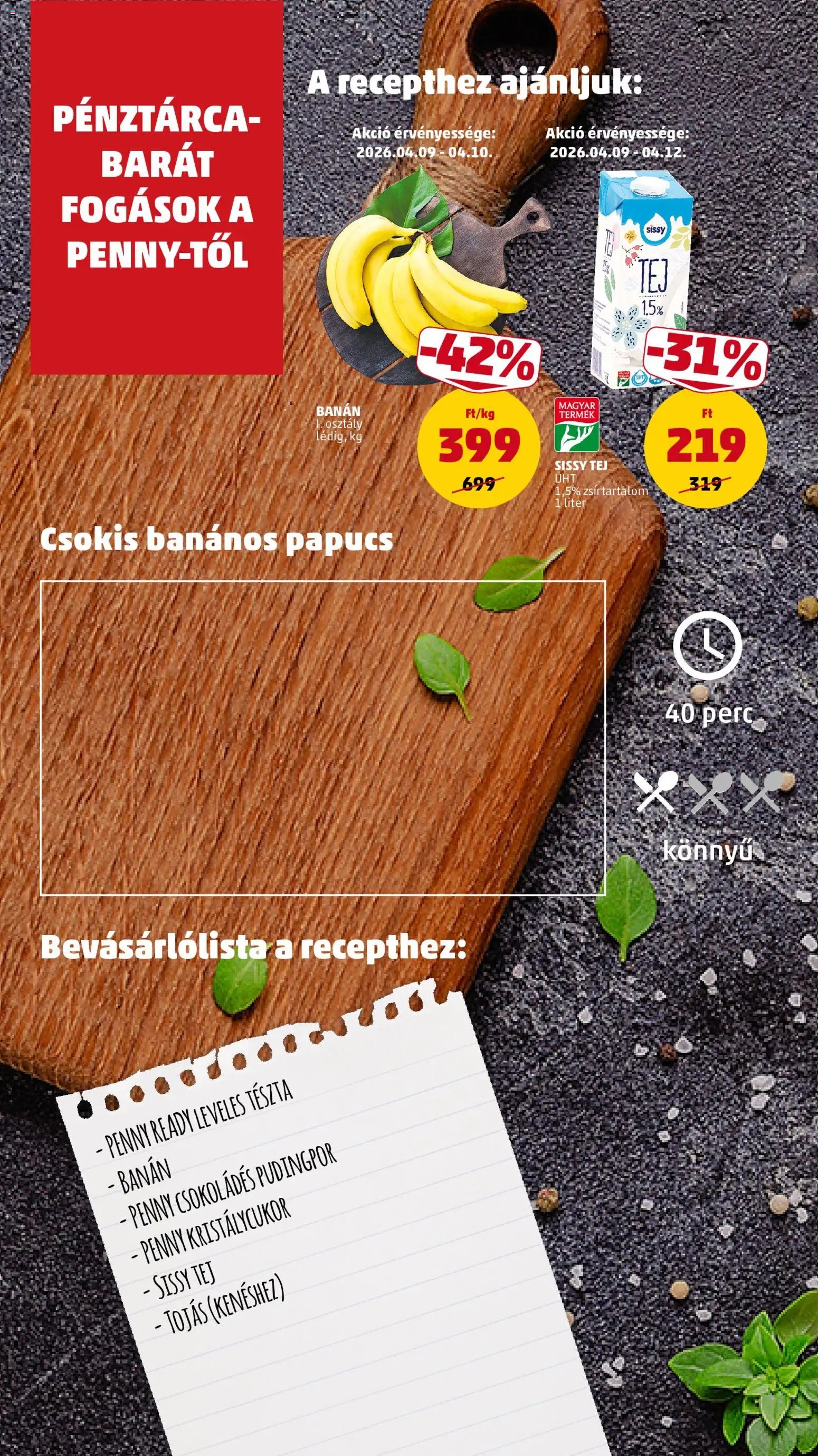 PENNY újság 2026.04.09. PENNY akciós újság (2026-04-09 - 2026-04-15)