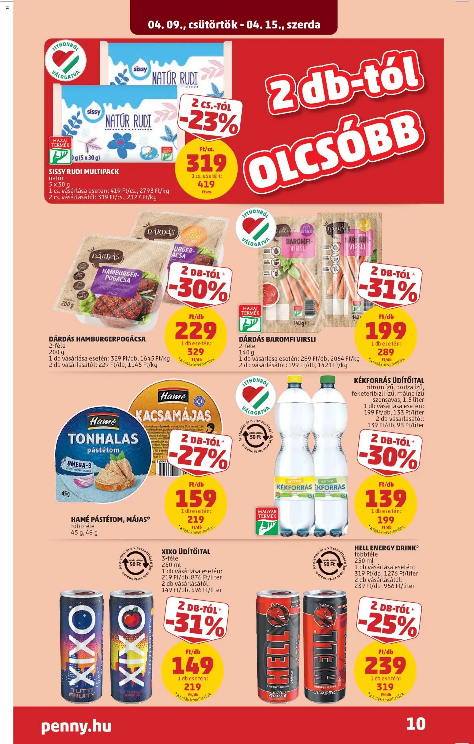PENNY újság 2026.04.09. PENNY akciós újság (2026-04-09 - 2026-04-15)