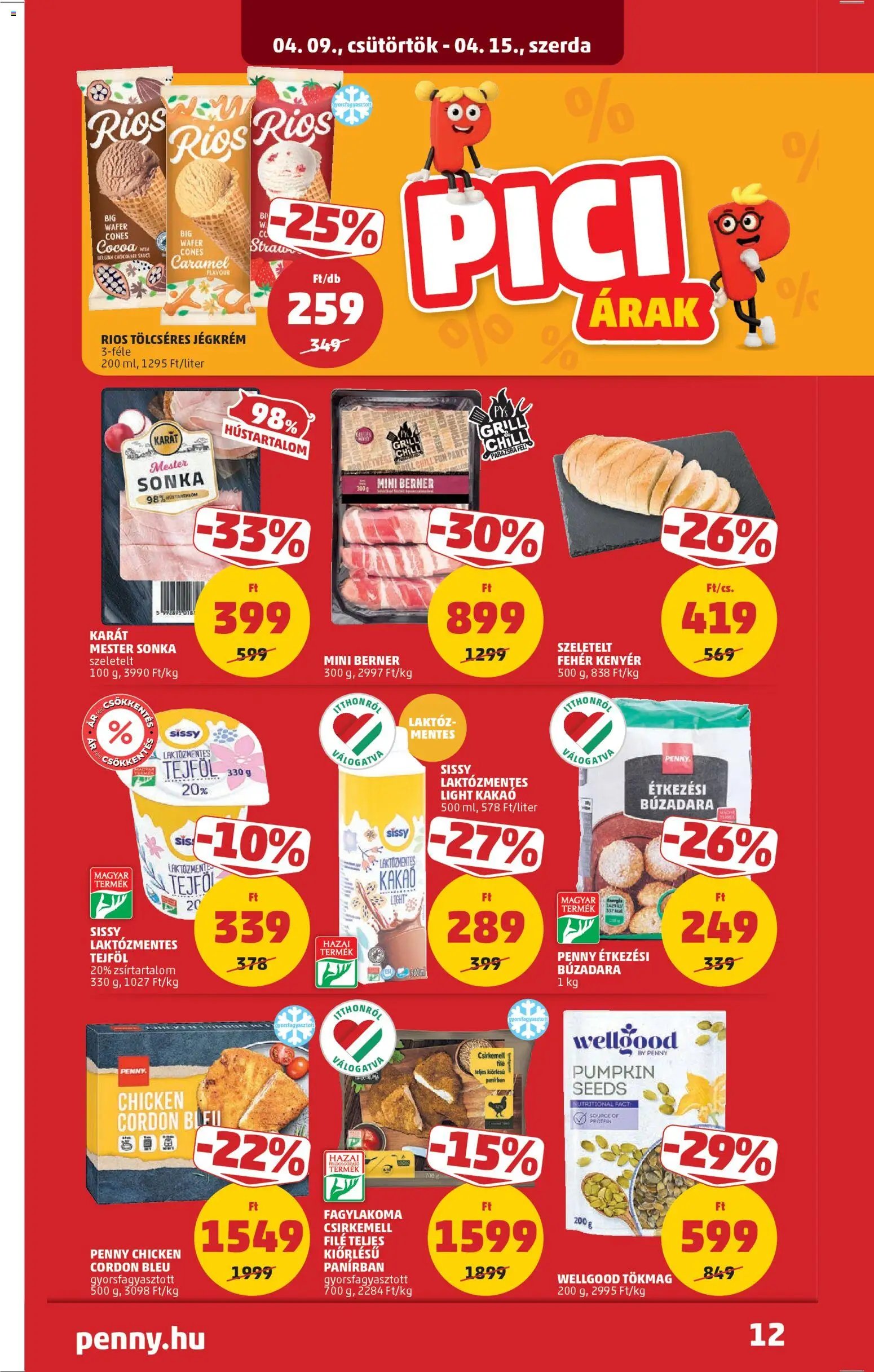 PENNY újság 2026.04.09. PENNY akciós újság (2026-04-09 - 2026-04-15)