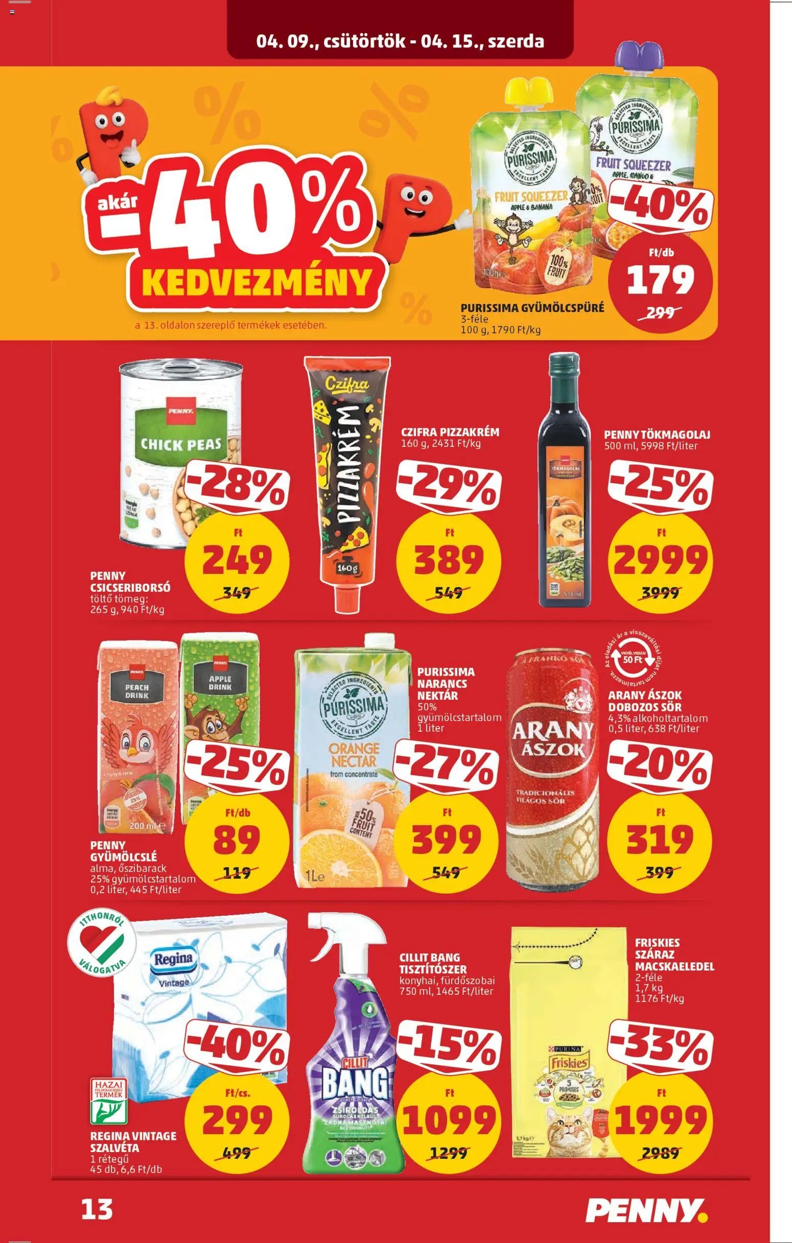 PENNY újság 2026.04.09. PENNY akciós újság (2026-04-09 - 2026-04-15)