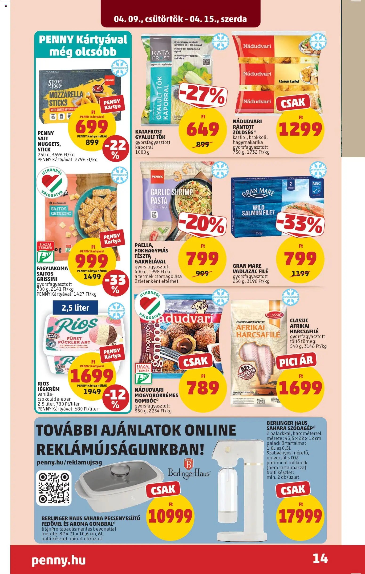 PENNY újság 2026.04.09. PENNY akciós újság (2026-04-09 - 2026-04-15)