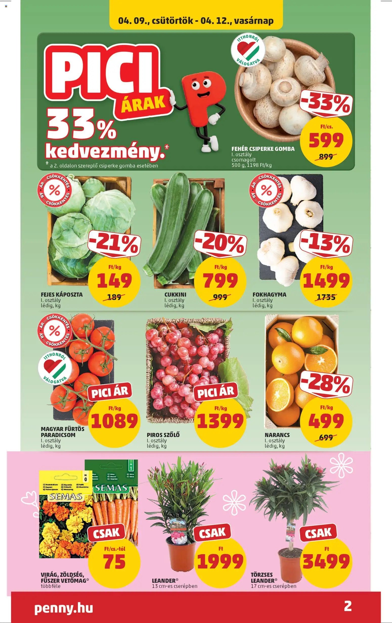 PENNY újság 2026.04.09. PENNY akciós újság (2026-04-09 - 2026-04-15)