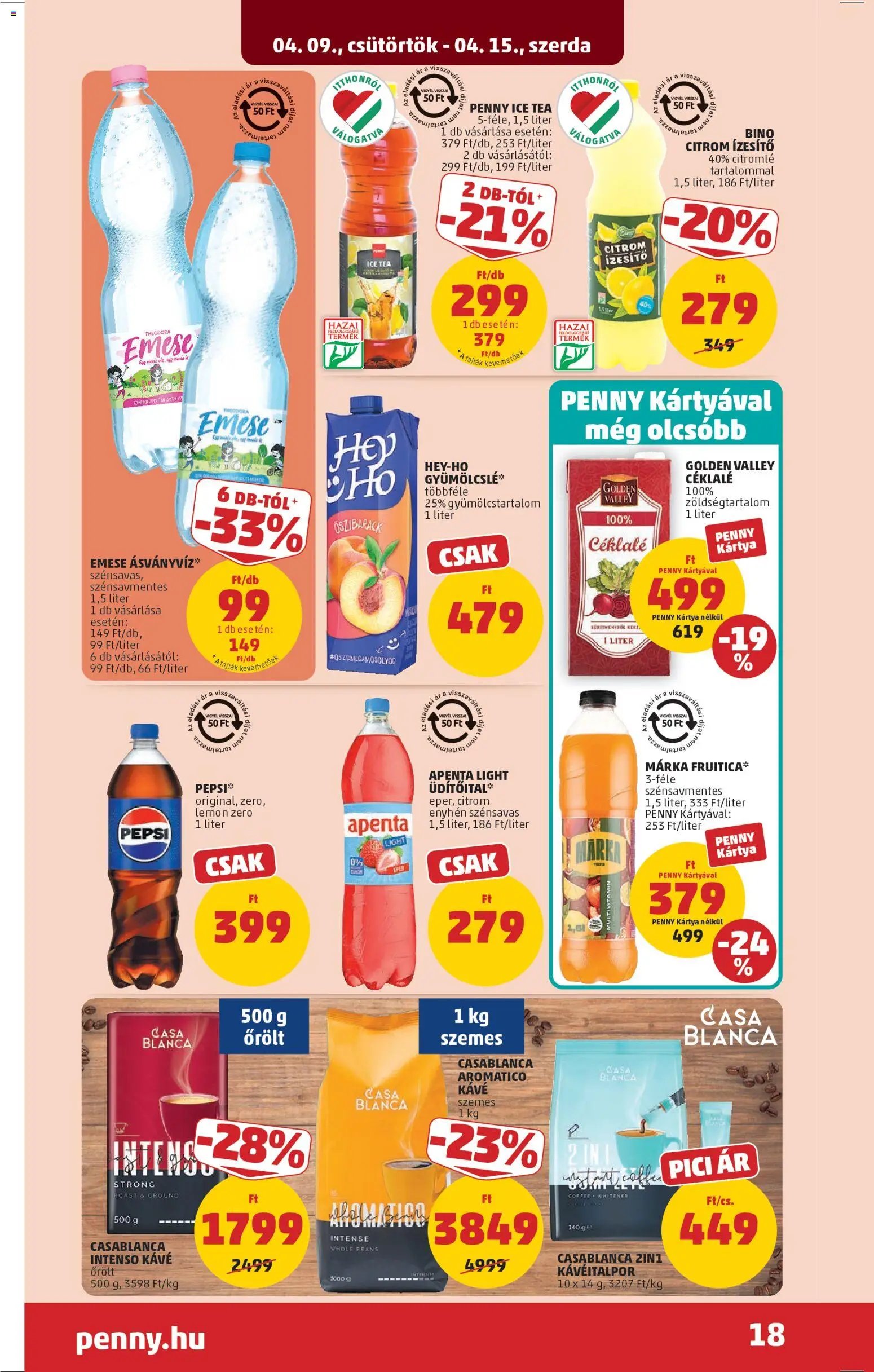 PENNY újság 2026.04.09. PENNY akciós újság (2026-04-09 - 2026-04-15)