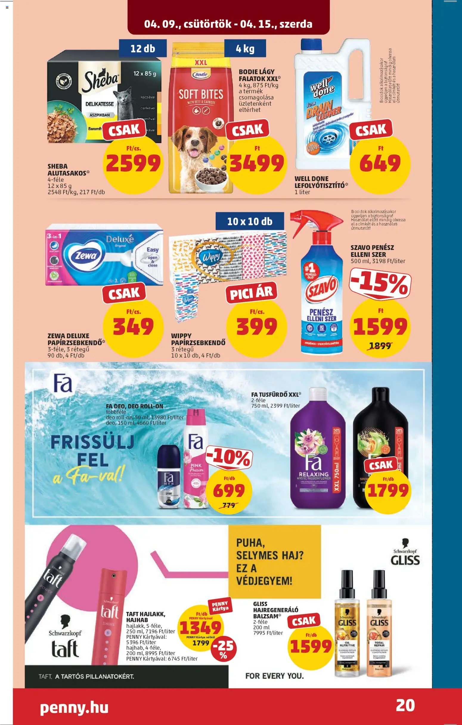 PENNY újság 2026.04.09. PENNY akciós újság (2026-04-09 - 2026-04-15)