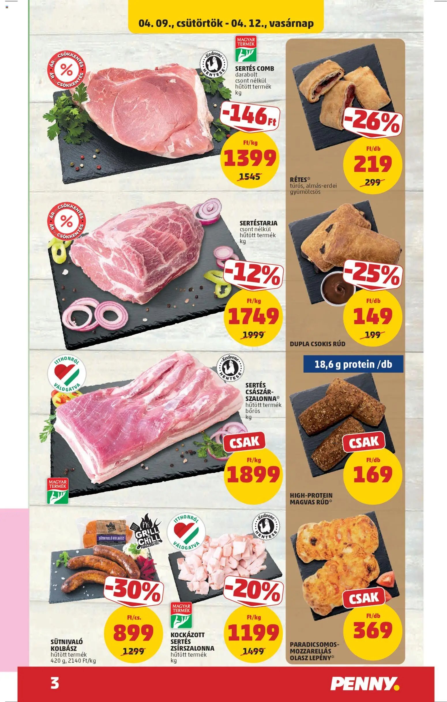 PENNY újság 2026.04.09. PENNY akciós újság (2026-04-09 - 2026-04-15)