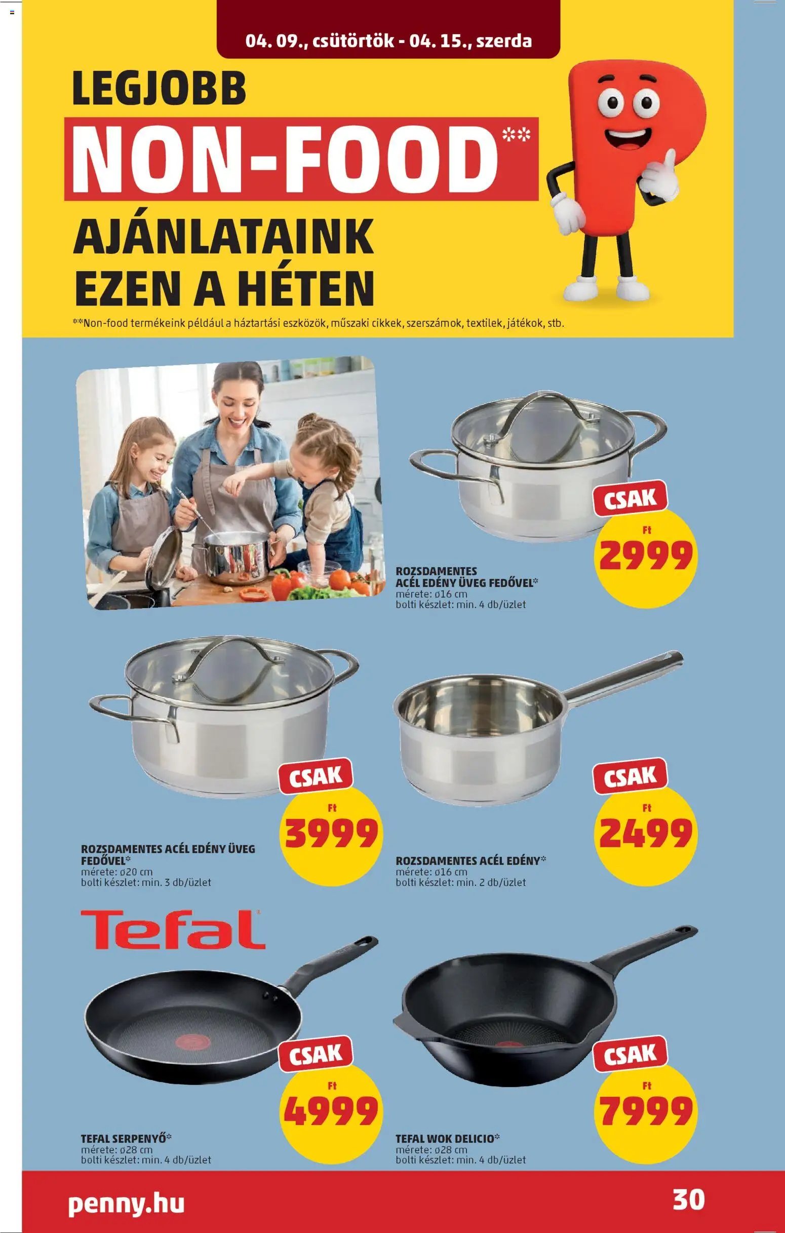 PENNY újság 2026.04.09. PENNY akciós újság (2026-04-09 - 2026-04-15)