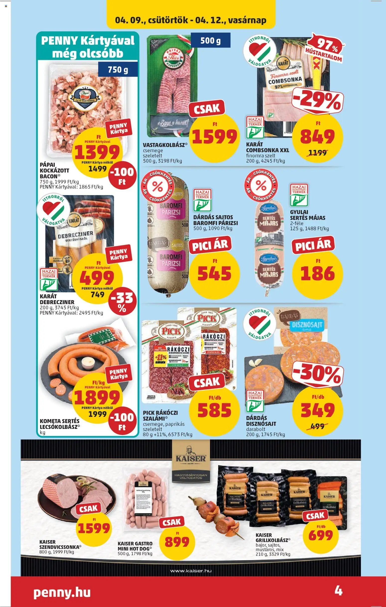 PENNY újság 2026.04.09. PENNY akciós újság (2026-04-09 - 2026-04-15)