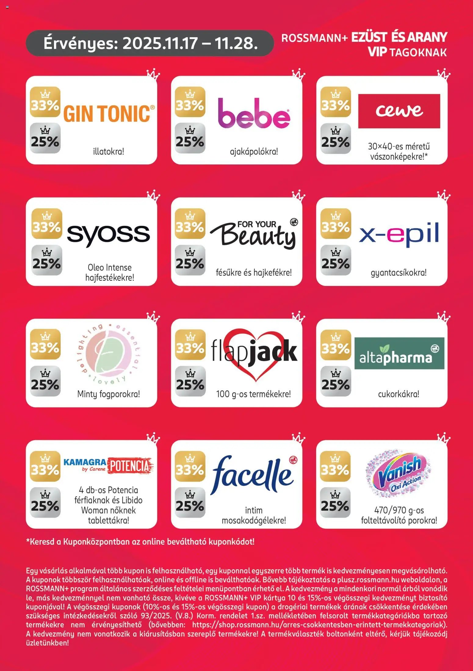 Rossmann újság 2025.11.17. Szórólap (2025-11-17 - 2025-11-28)