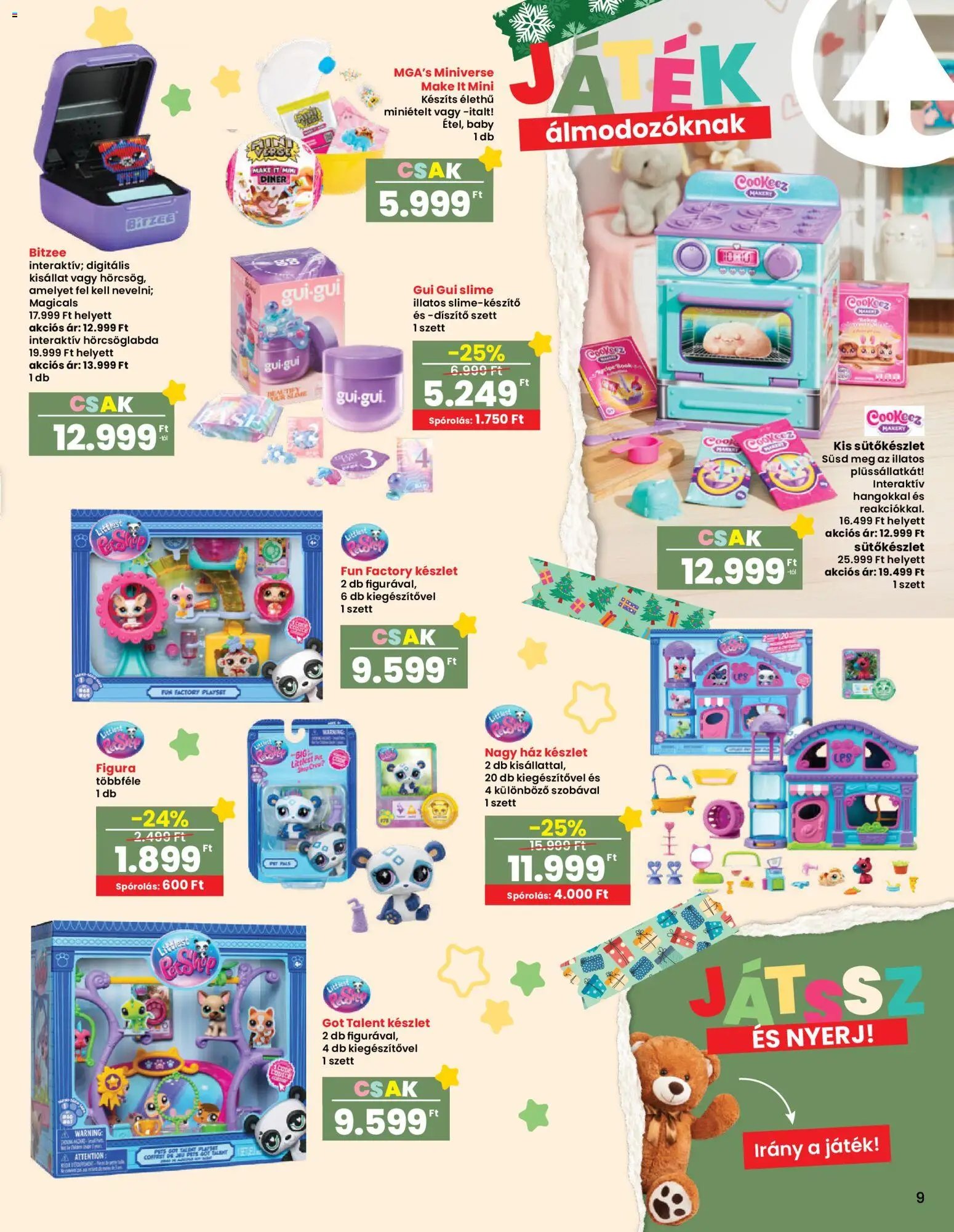 Interspar újság 2025.11.13. Játék katalógus (2025-11-13 - 2025-12-27)