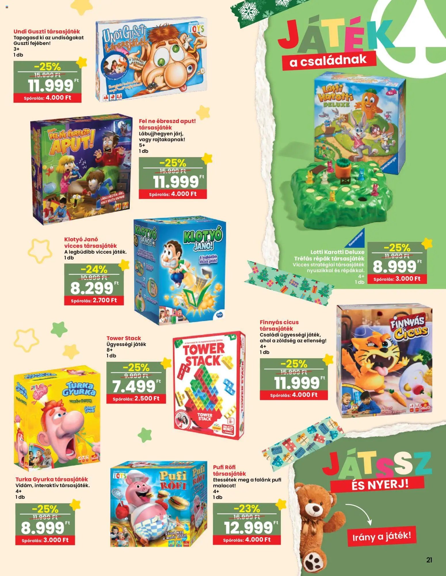 Interspar újság 2025.11.13. Játék katalógus (2025-11-13 - 2025-12-27)
