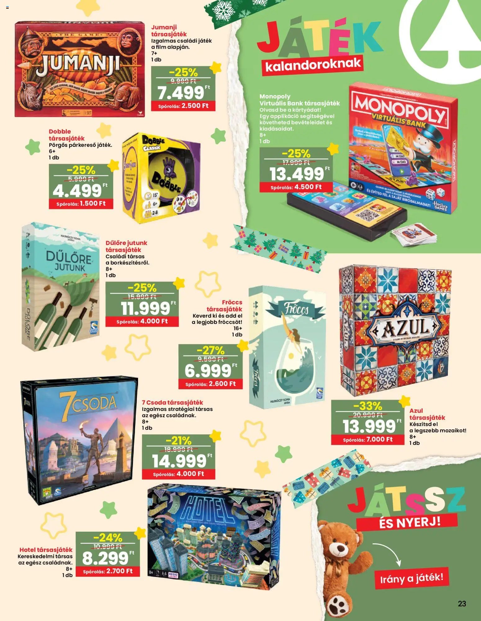 Interspar újság 2025.11.13. Játék katalógus (2025-11-13 - 2025-12-27)
