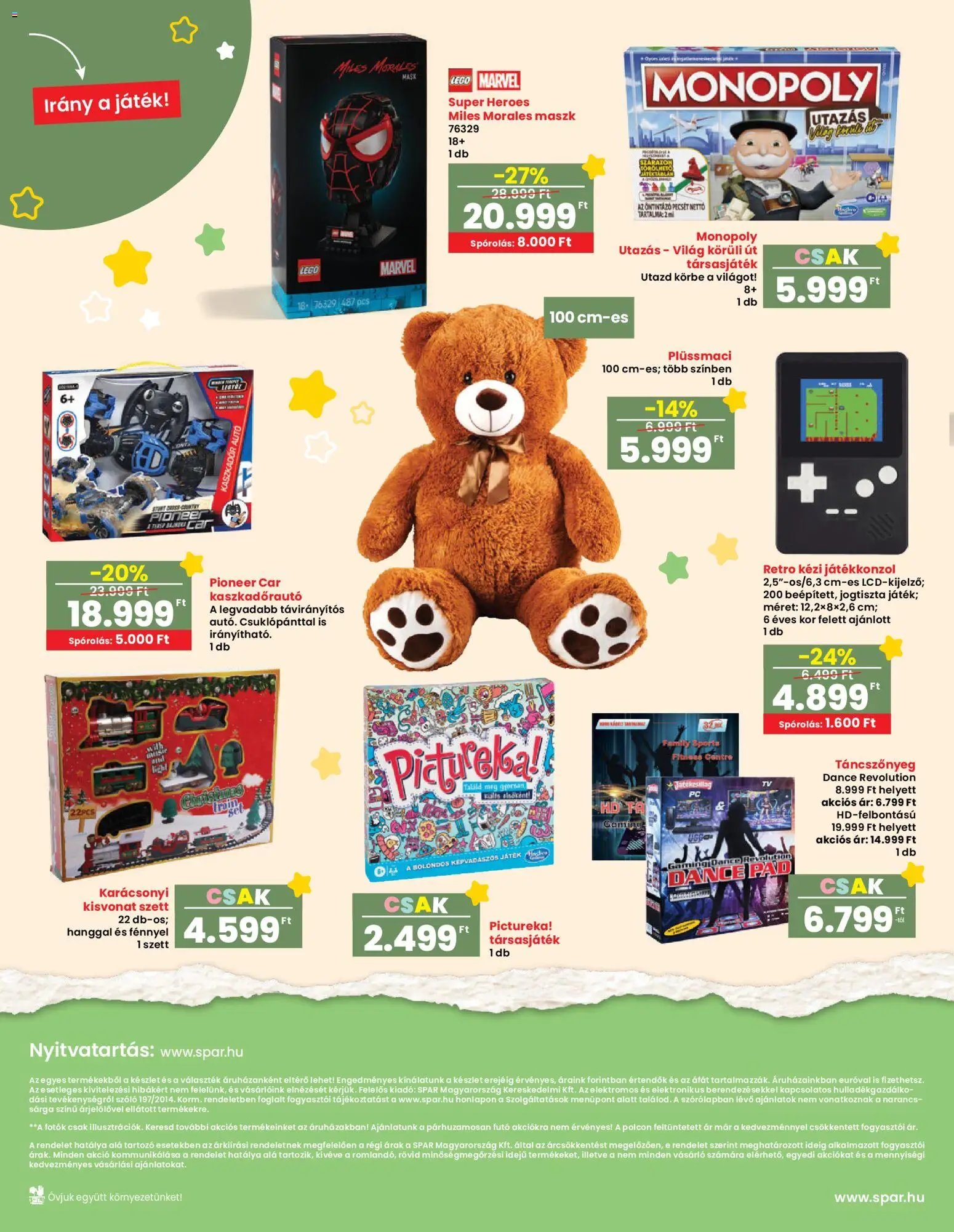 Interspar újság 2025.11.13. Játék katalógus (2025-11-13 - 2025-12-27)