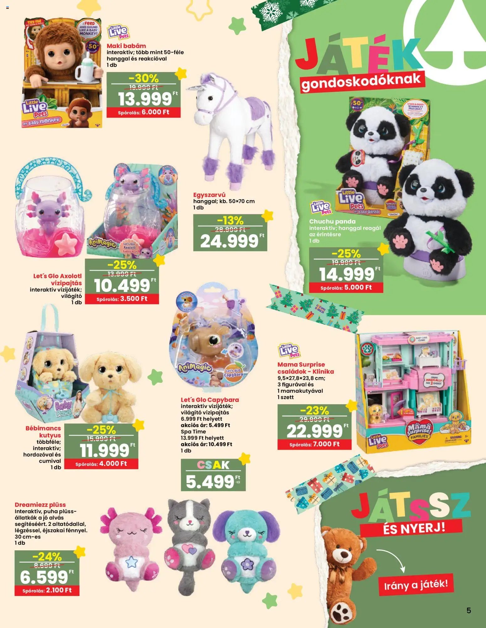 Interspar újság 2025.11.13. Játék katalógus (2025-11-13 - 2025-12-27)