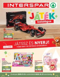 Interspar újság 2025.11.13. Játék katalógus (2025-11-13 - 2025-12-27)