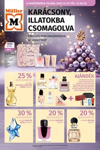 Müller újság 2025.12.15. A parfüméria világa (2025-12-15 - 2025-12-28)