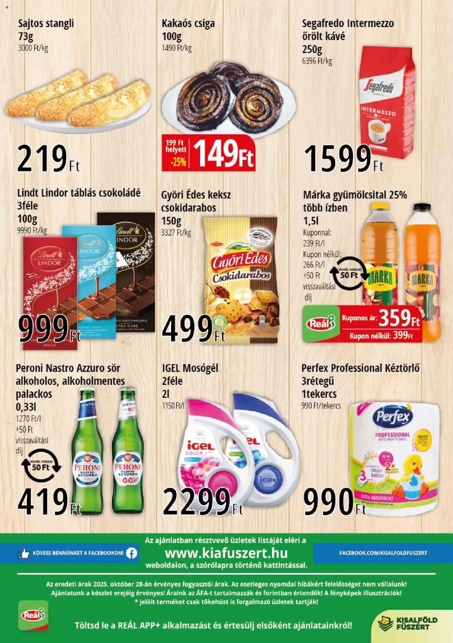 Reál újság 2025.11.06. Bevásárló hétvége - Kisalföld (2025-11-06 - 2025-11-09)