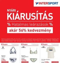 Intersport újság 2026.07.07. Intersport akciós újság