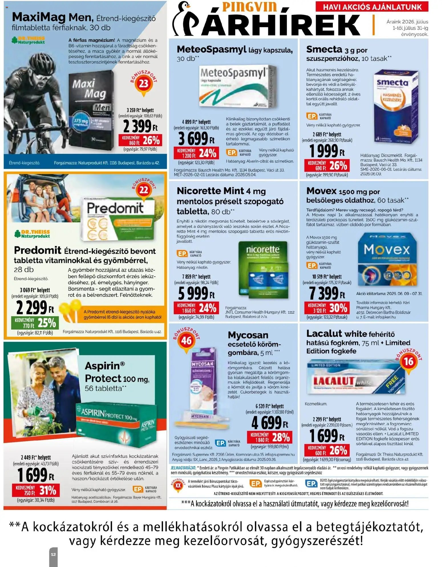 Pingvin Patika újság 2026.07.01. Pingvin Patika Magazin