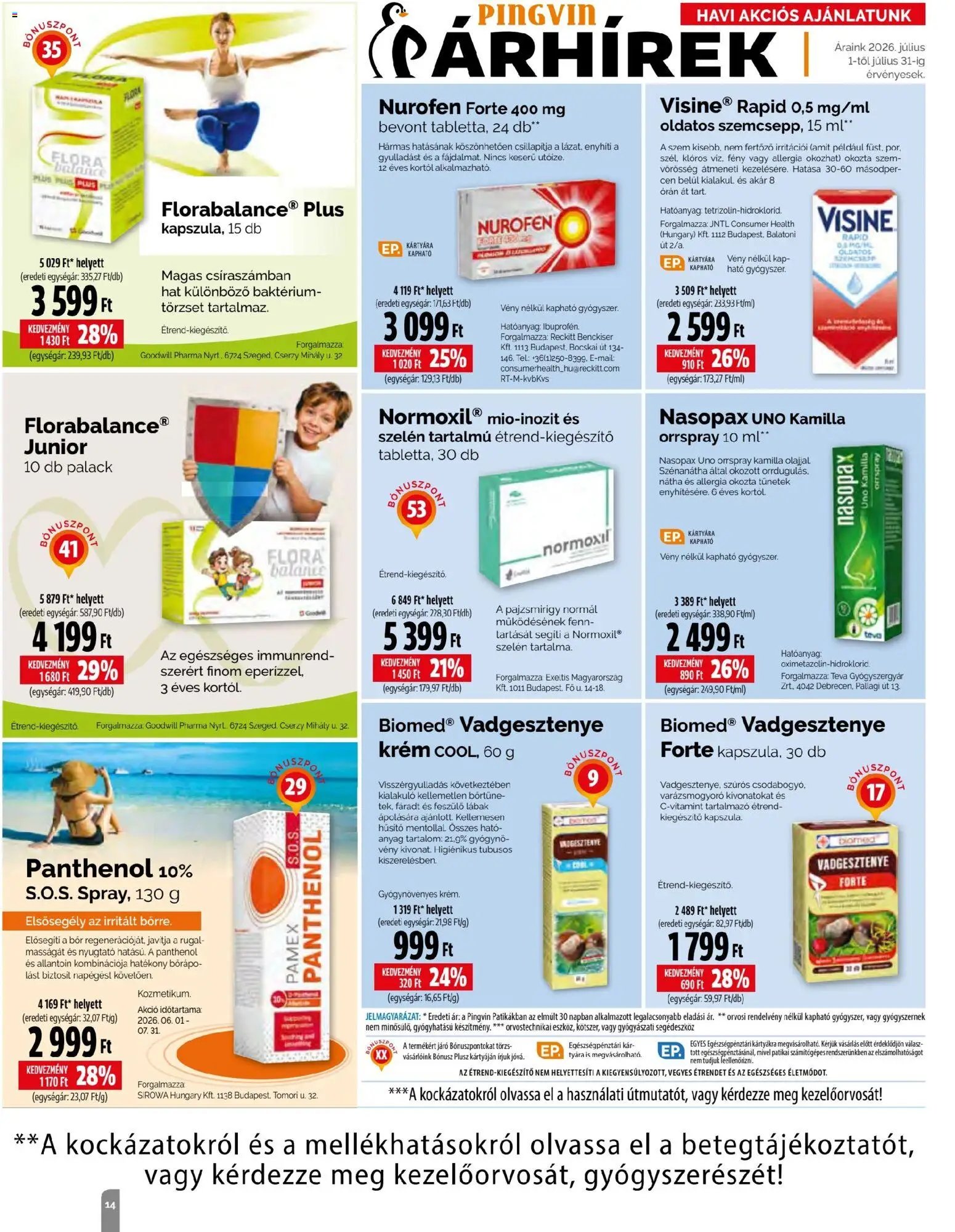 Pingvin Patika újság 2026.07.01. Pingvin Patika Magazin