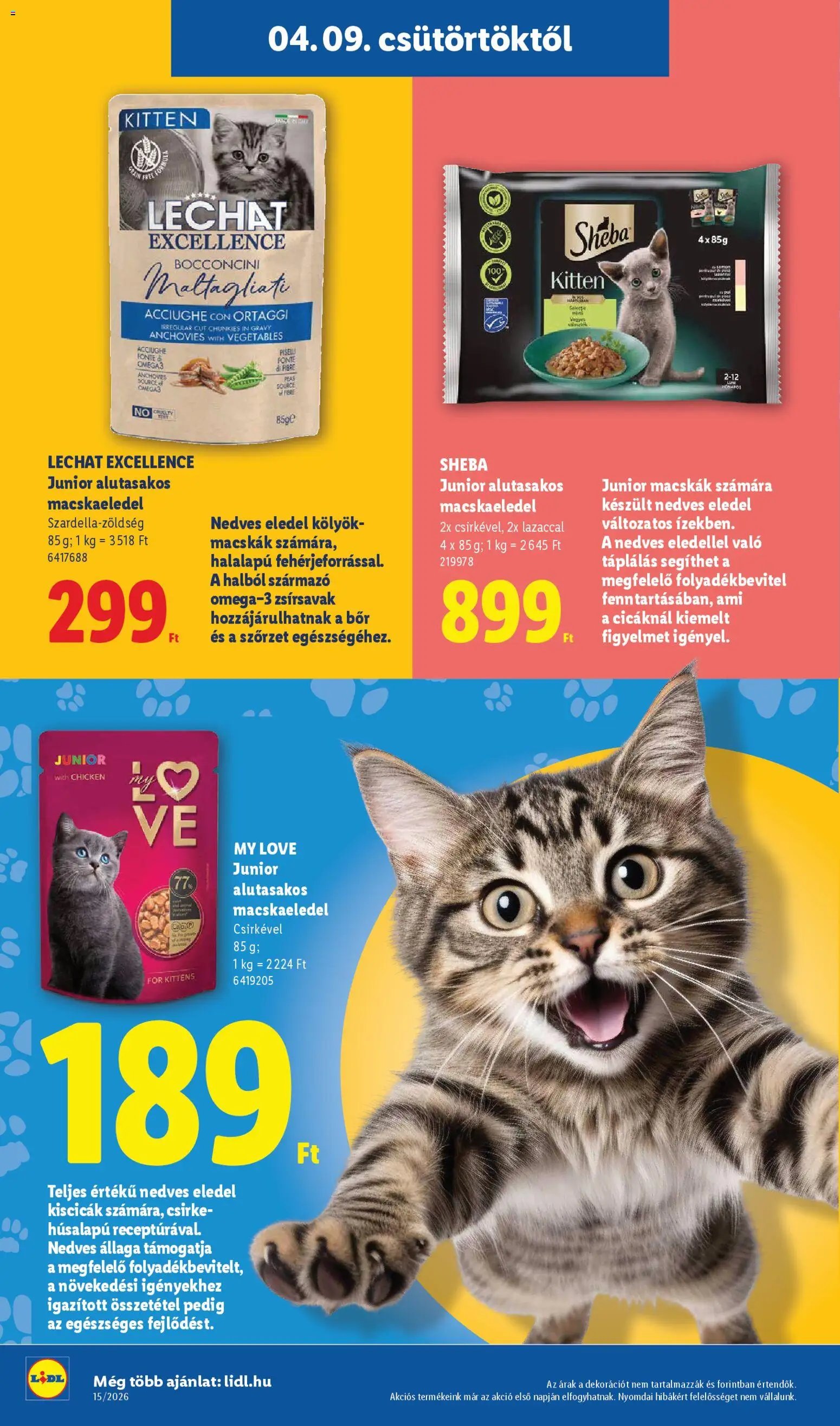 Lidl újság 2026.04.09. Lidl akciós újság (2026-04-09 - 2026-04-15)