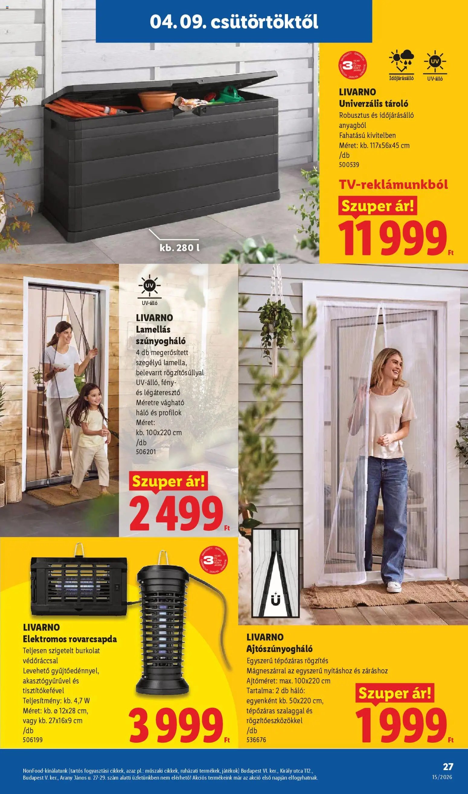 Lidl újság 2026.04.09. Lidl akciós újság (2026-04-09 - 2026-04-15)