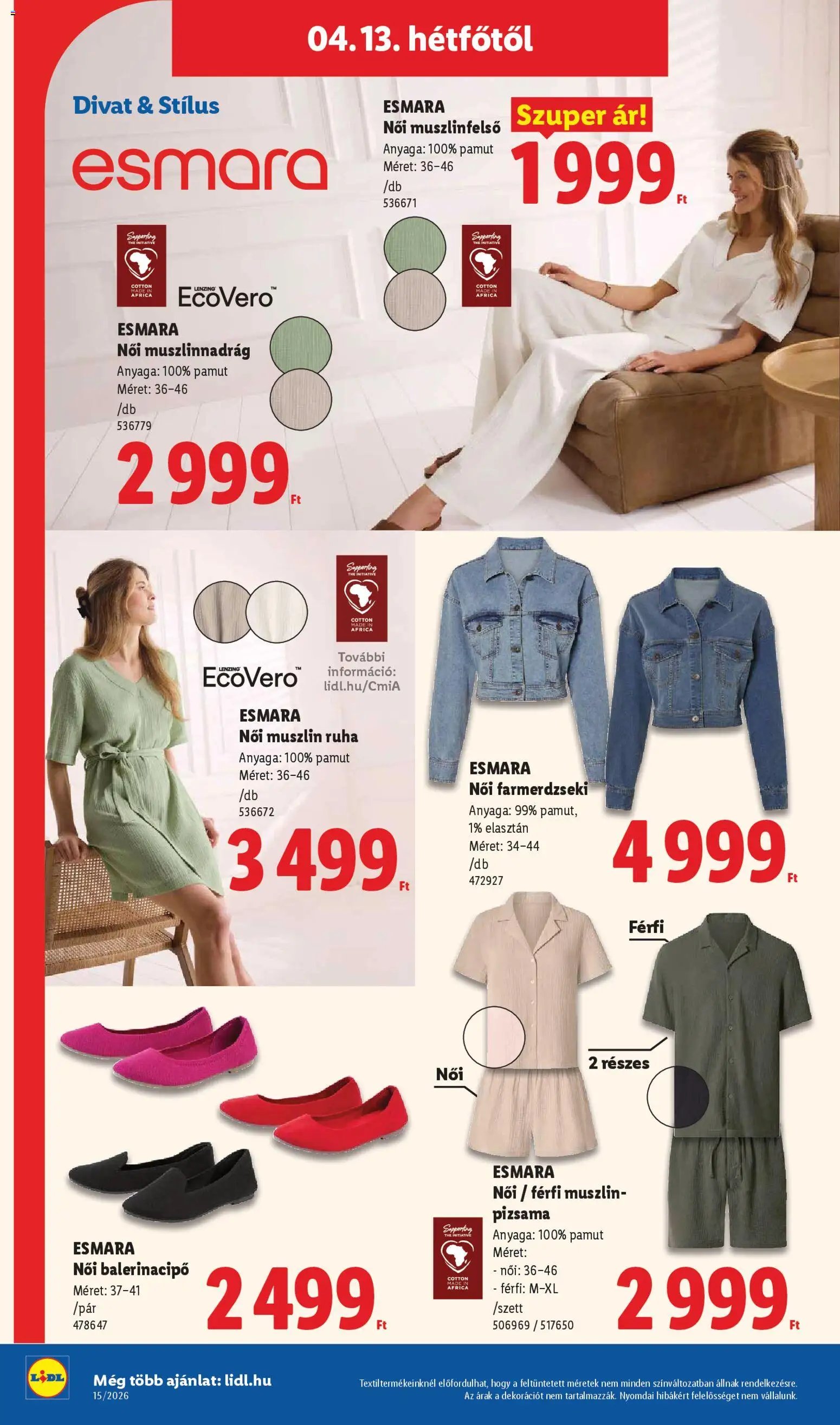 Lidl újság 2026.04.09. Lidl akciós újság (2026-04-09 - 2026-04-15)