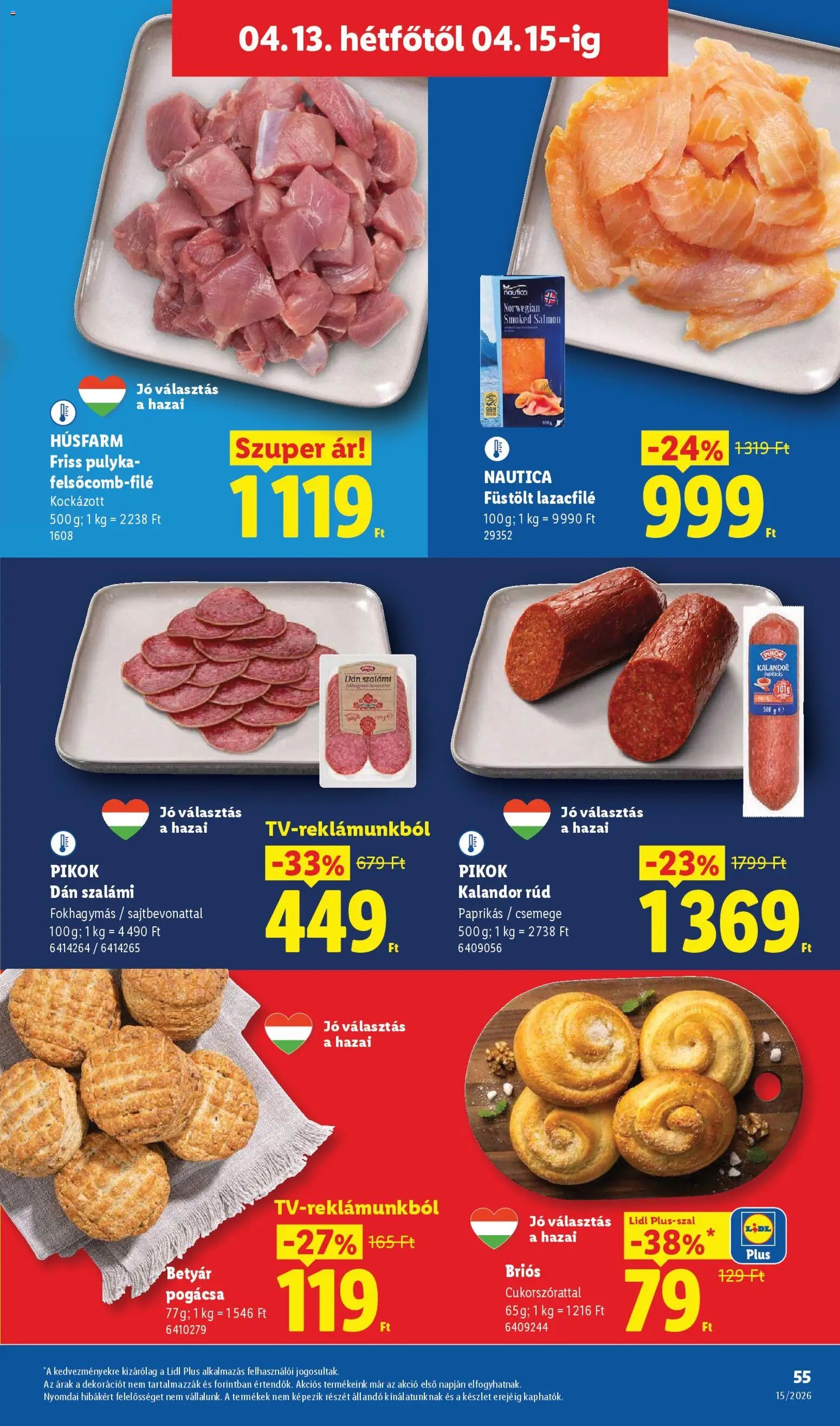 Lidl újság 2026.04.09. Lidl akciós újság (2026-04-09 - 2026-04-15)