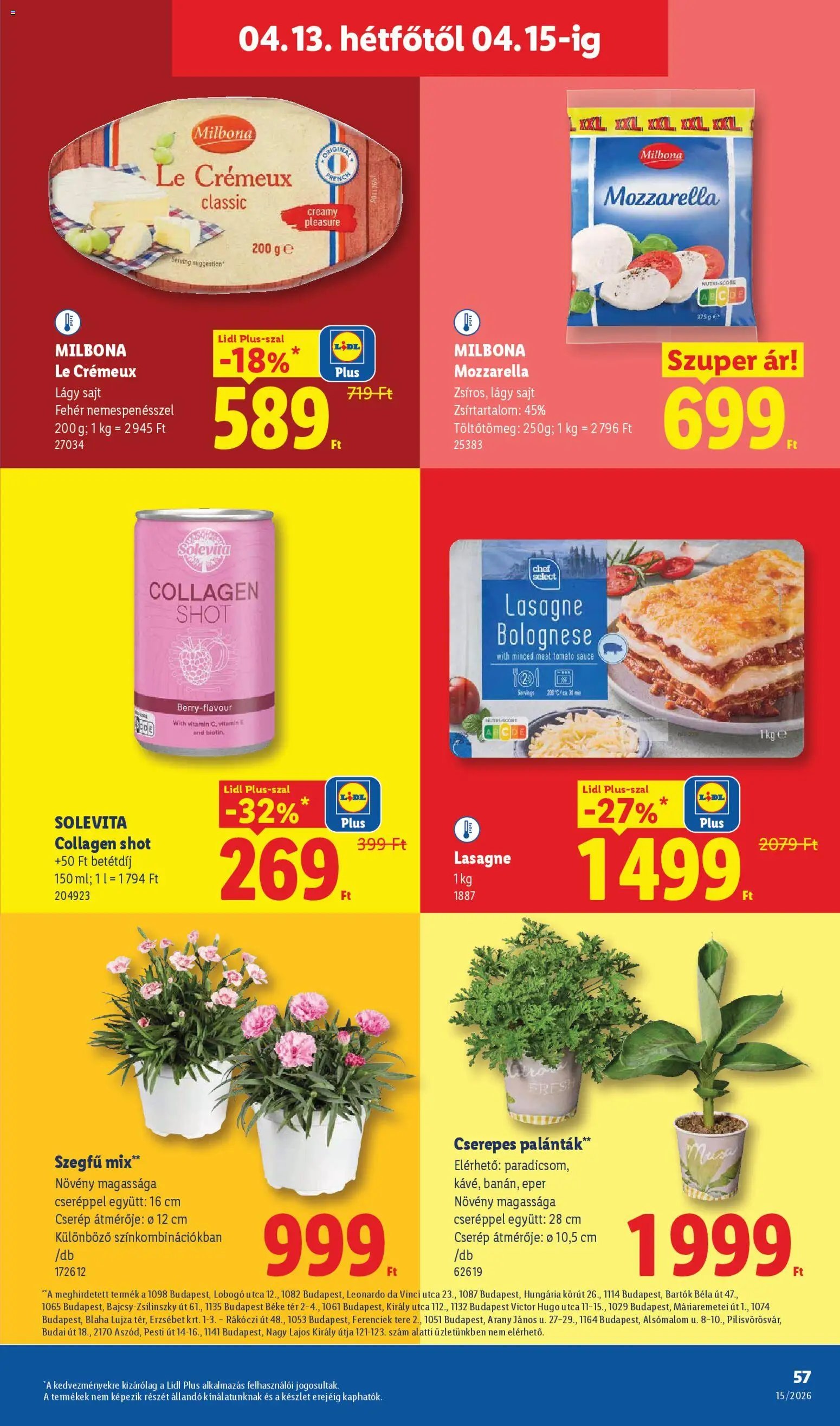 Lidl újság 2026.04.09. Lidl akciós újság (2026-04-09 - 2026-04-15)