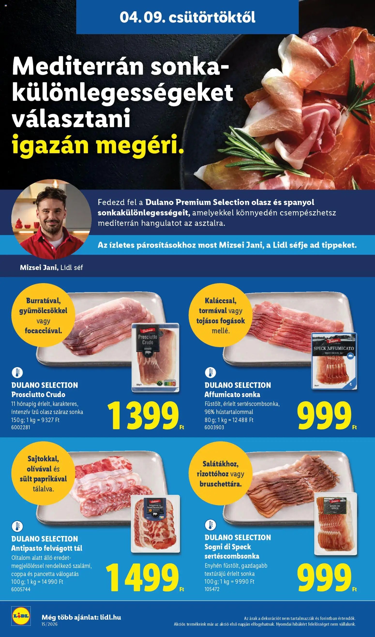 Lidl újság 2026.04.09. Lidl akciós újság (2026-04-09 - 2026-04-15)