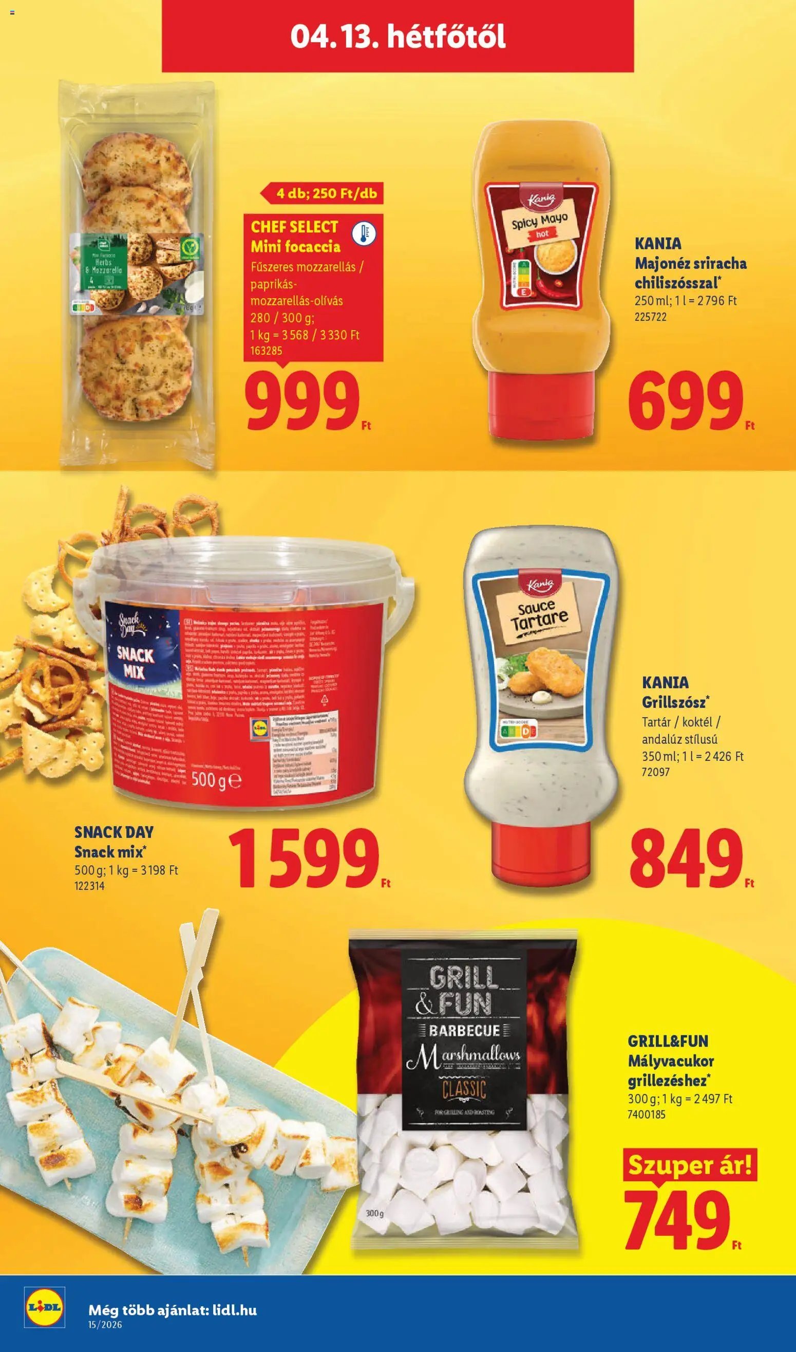 Lidl újság 2026.04.09. Lidl akciós újság (2026-04-09 - 2026-04-15)