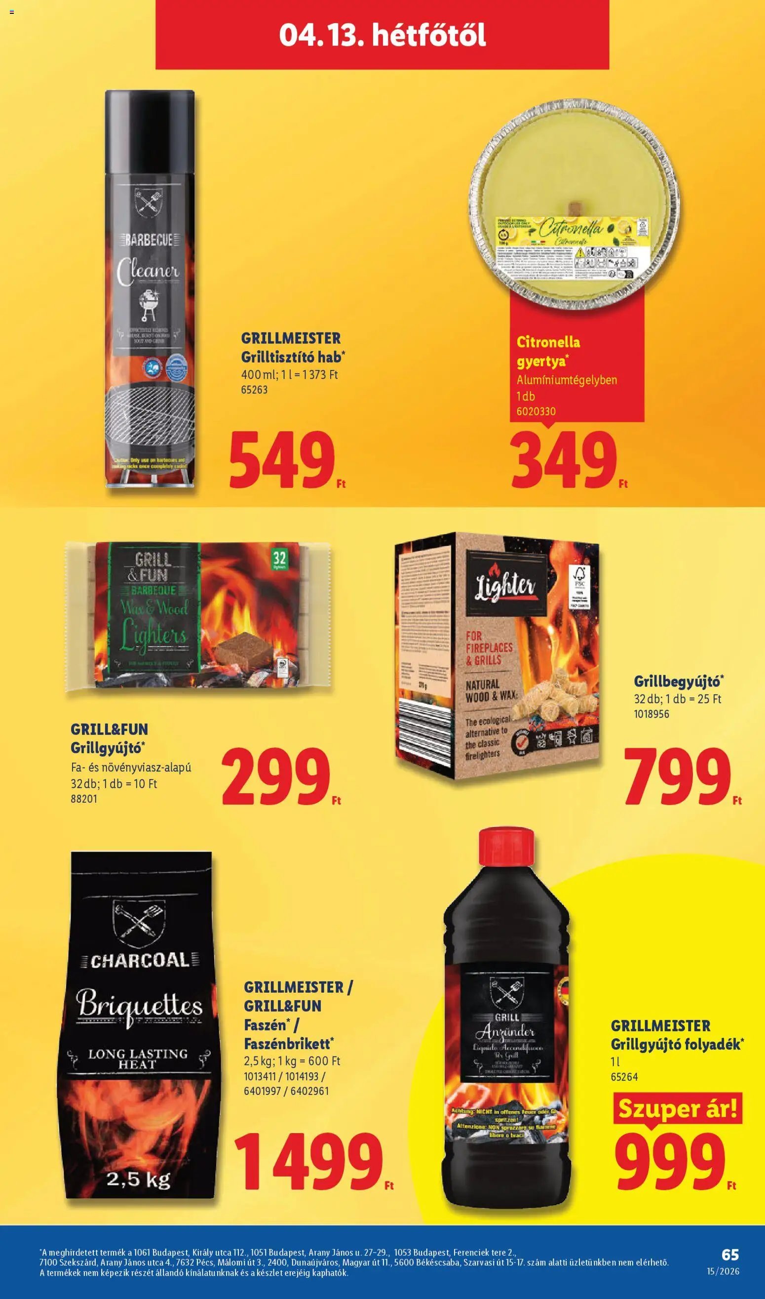 Lidl újság 2026.04.09. Lidl akciós újság (2026-04-09 - 2026-04-15)