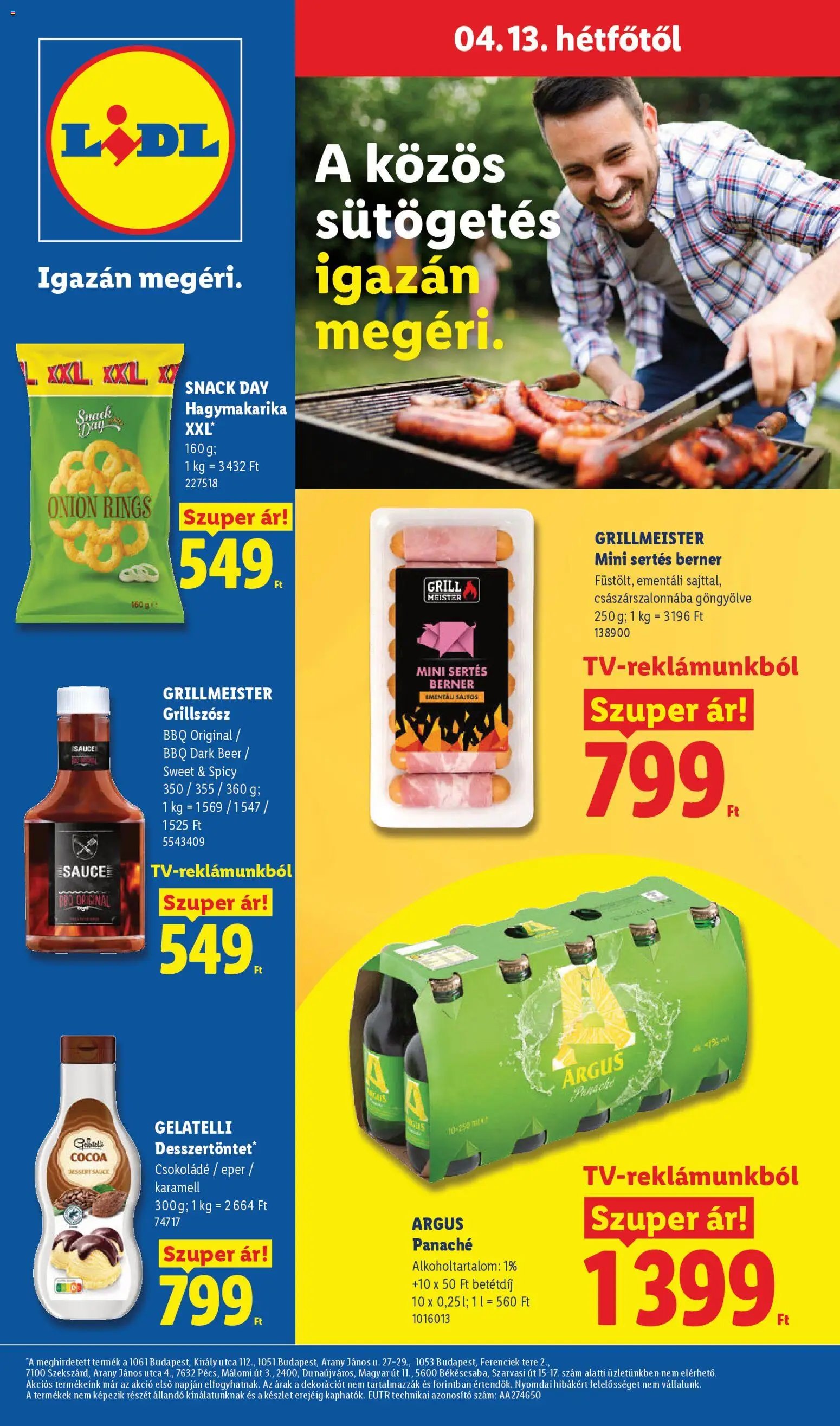Lidl újság 2026.04.09. Lidl akciós újság (2026-04-09 - 2026-04-15)