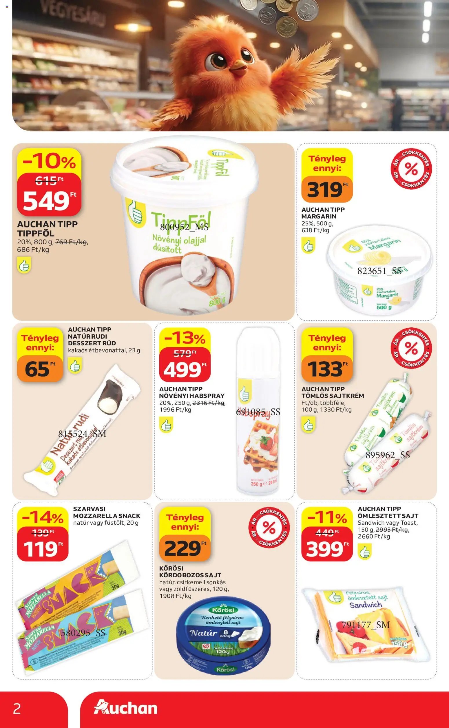 Auchan Filléres ajánlatok 2026.10.29. - lapozható formában szórólap ✳️