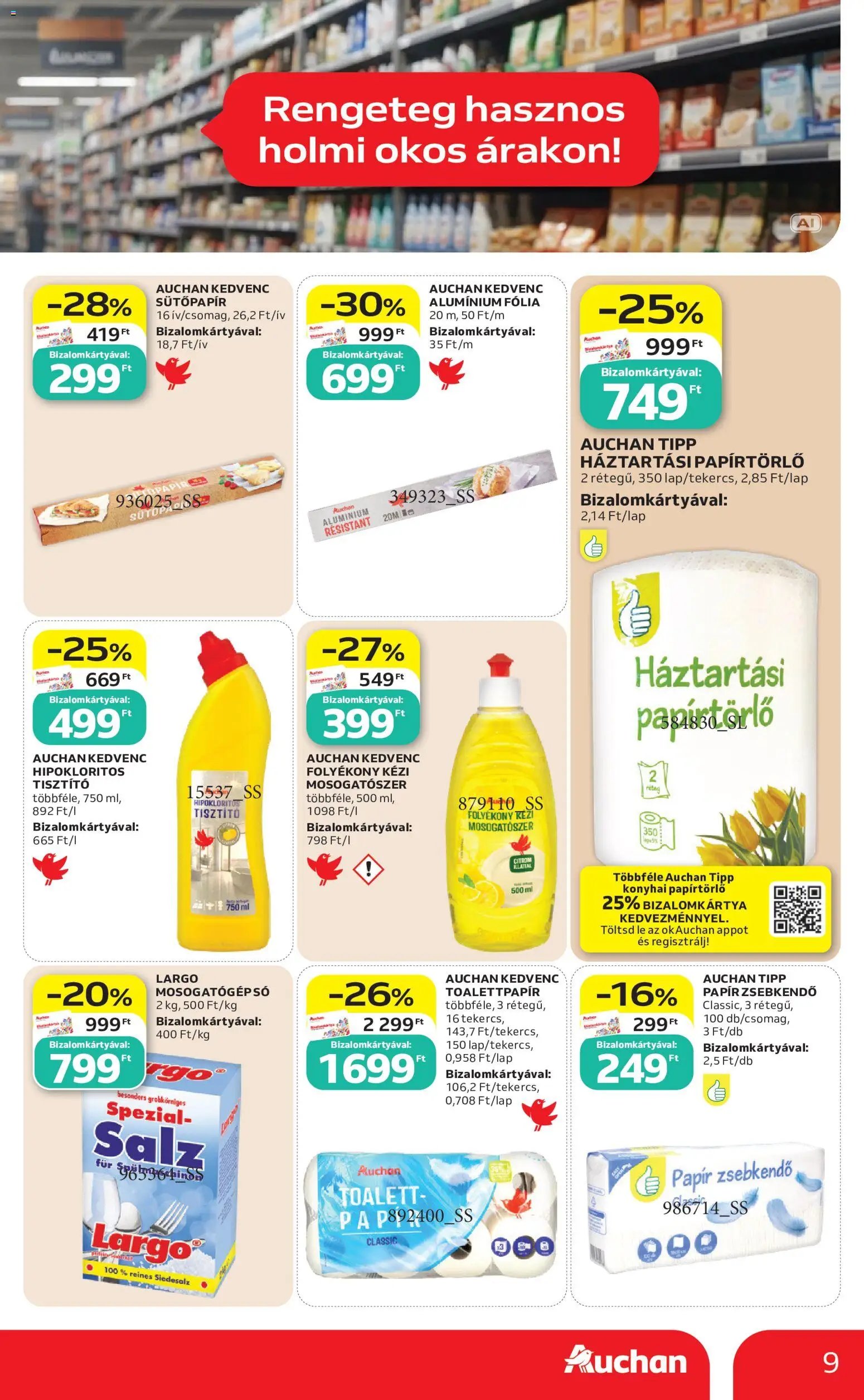 Auchan Filléres ajánlatok 2026.10.29. - lapozható formában szórólap ✳️