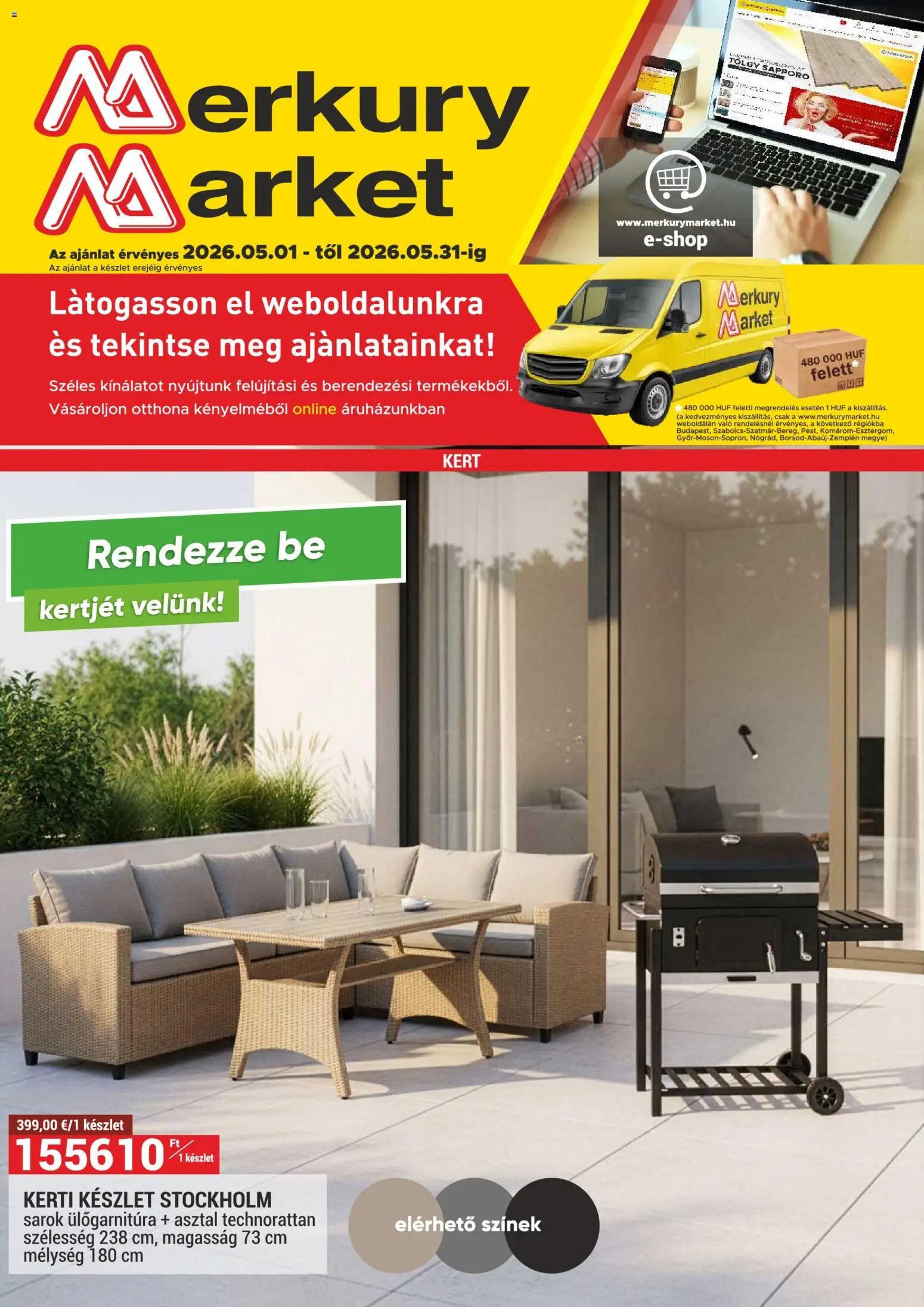Merkury Market újság 2026.05.01. Merkury Market akciós újság (2026-05-01 - 2026-05-31)