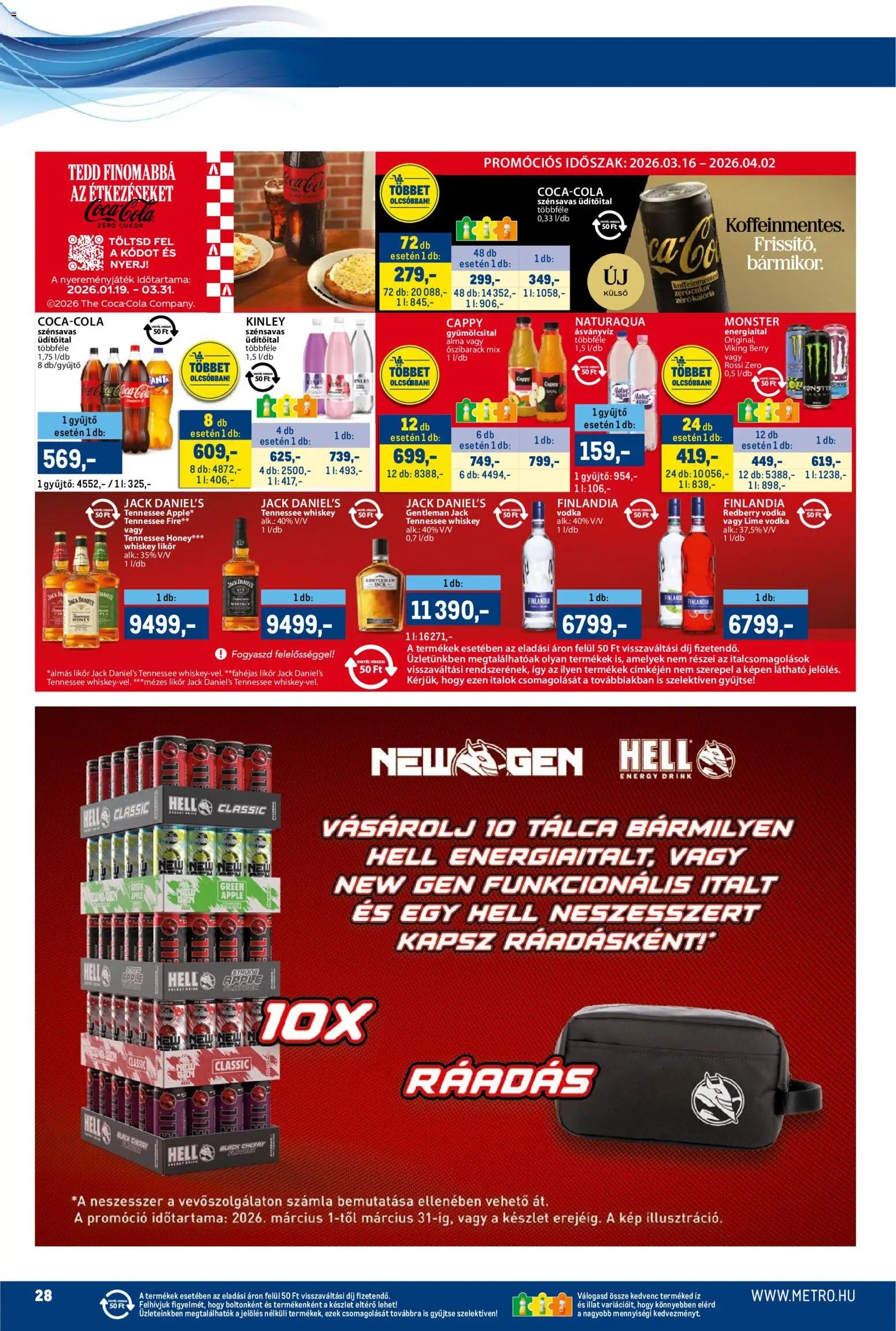 Metro újság 2026.03.16. Metro akciós újság (2026-03-16 - 2026-04-04)