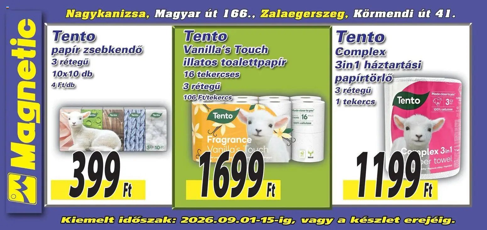 Magnetic újság 2026.09.01. Magnetic Aktuális óriásplakátok