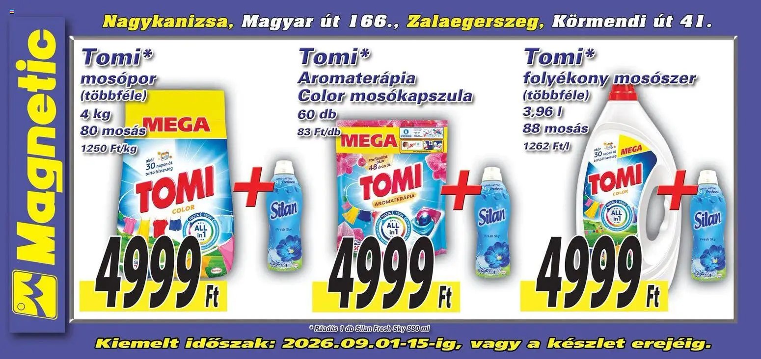 Magnetic újság 2026.09.01. Magnetic Aktuális óriásplakátok