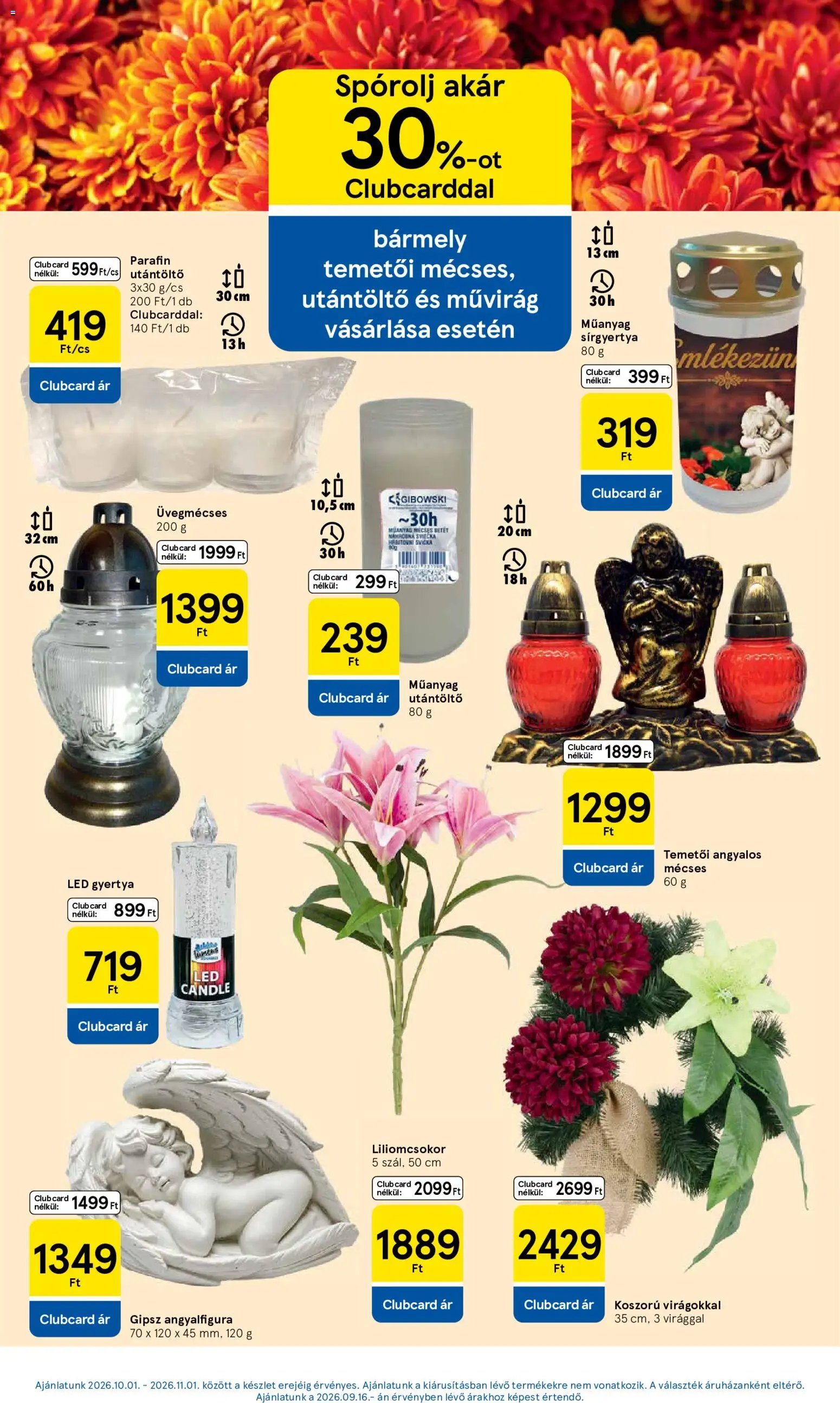 Tesco újság 2026.10.01. Tesco aktuális akciós újság
