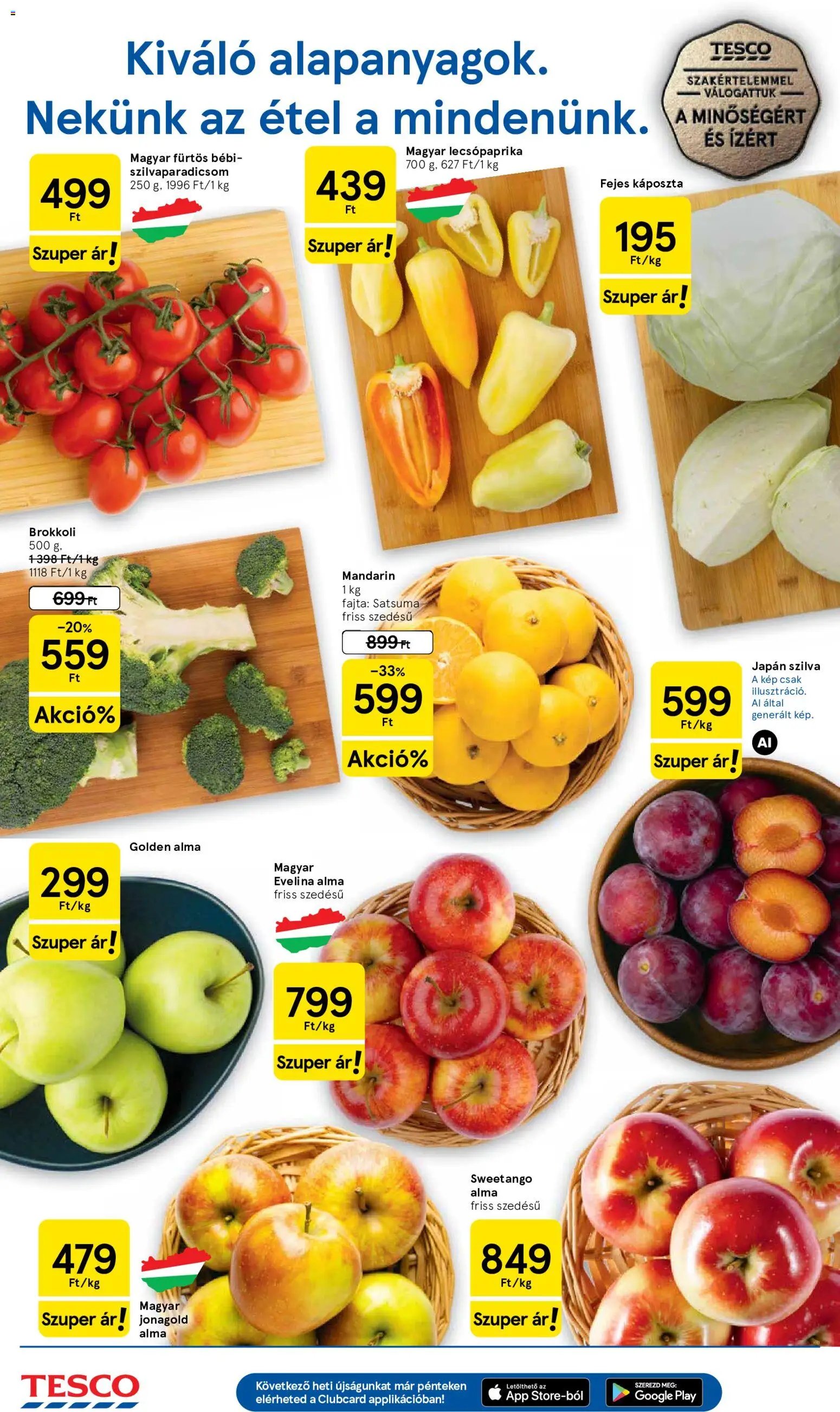 Tesco újság 2026.10.01. Tesco aktuális akciós újság