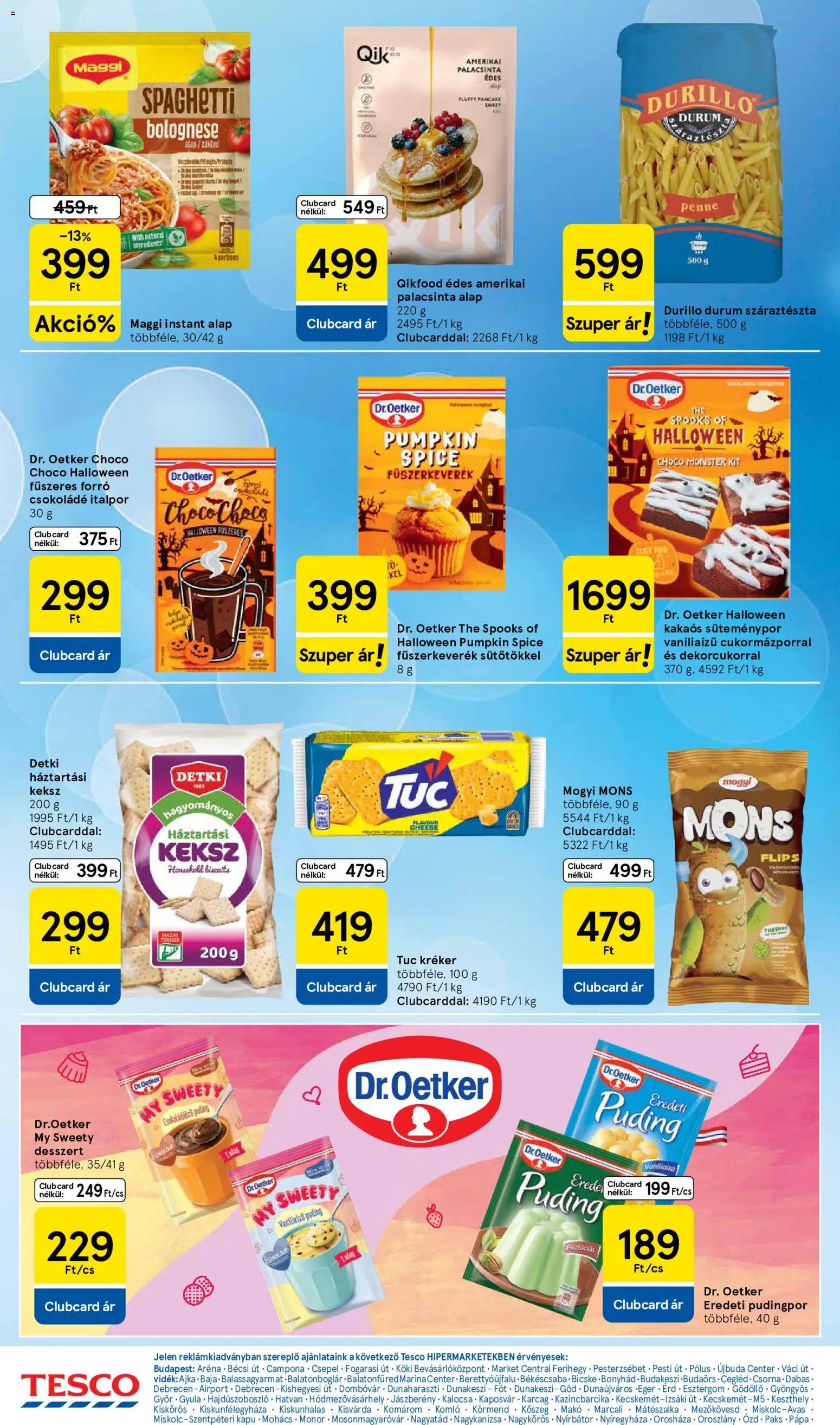 Tesco újság 2026.10.01. Tesco aktuális akciós újság