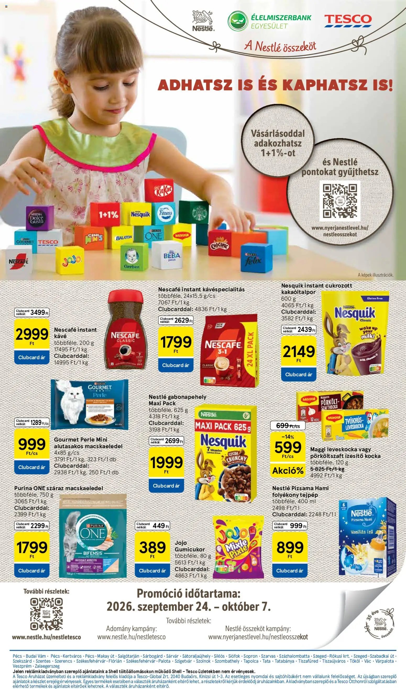 Tesco újság 2026.10.01. Tesco aktuális akciós újság
