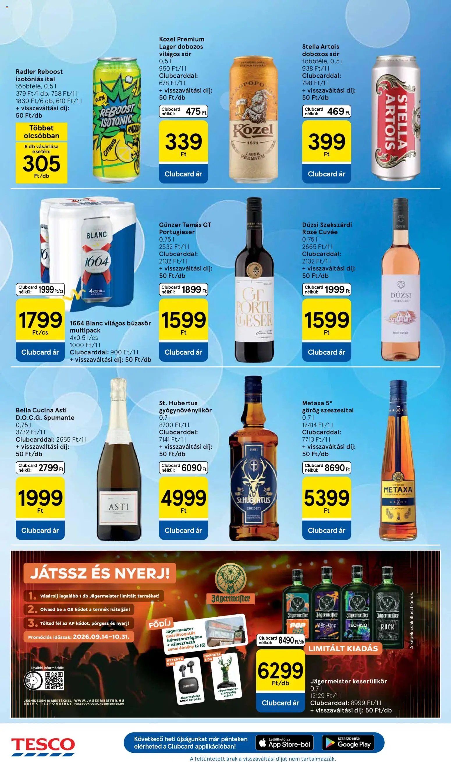 Tesco újság 2026.10.01. Tesco aktuális akciós újság