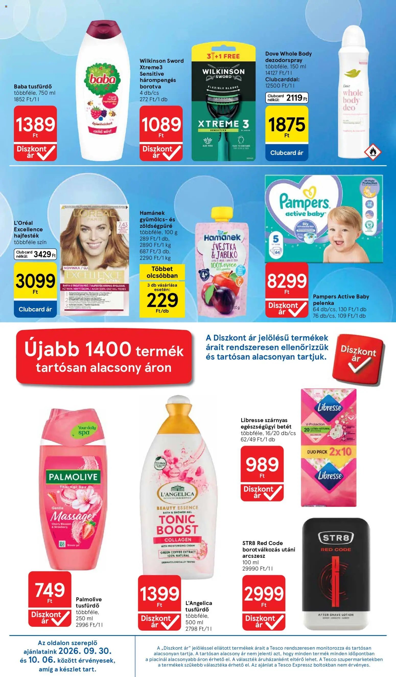 Tesco újság 2026.10.01. Tesco aktuális akciós újság