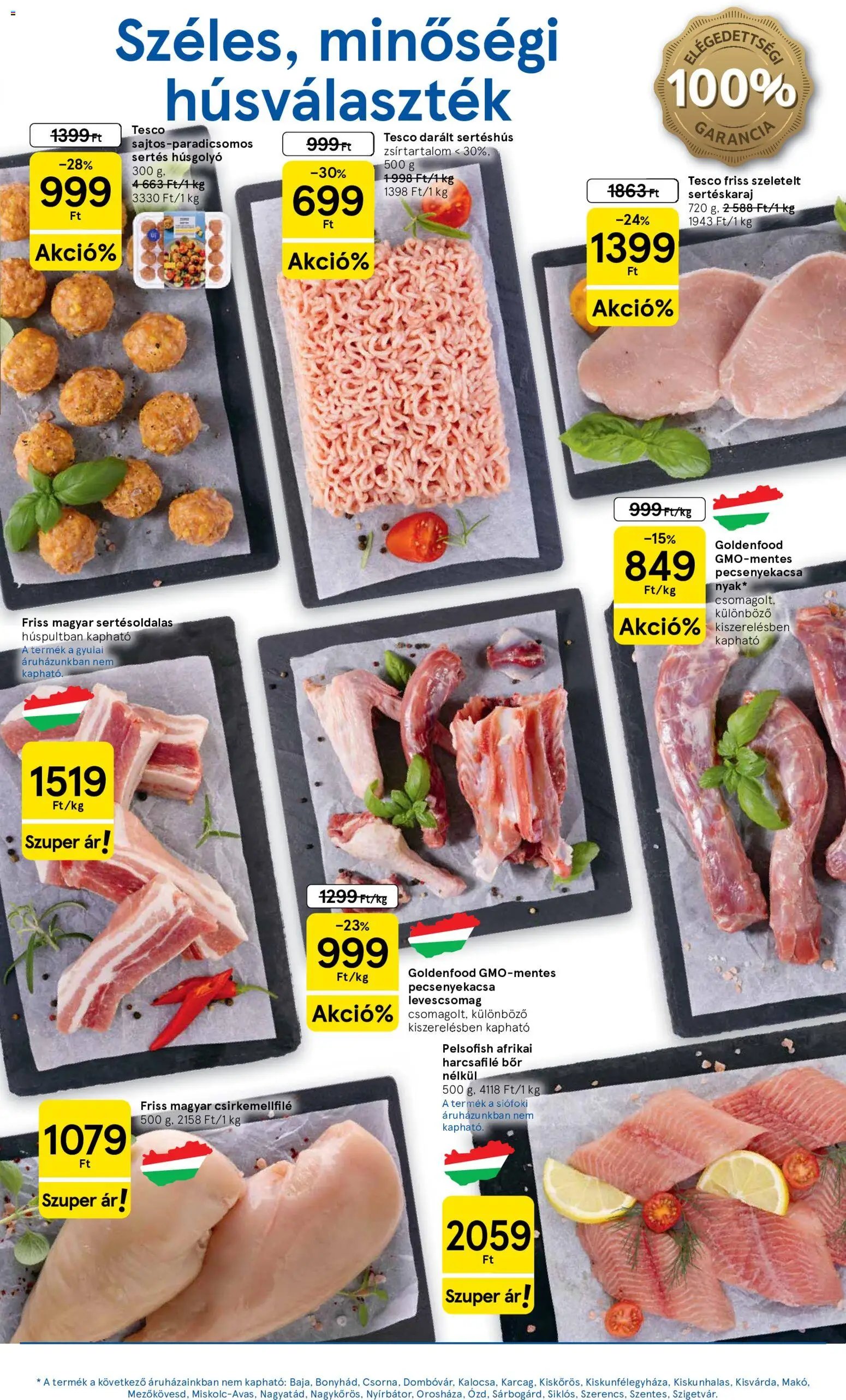 Tesco újság 2026.10.01. Tesco aktuális akciós újság
