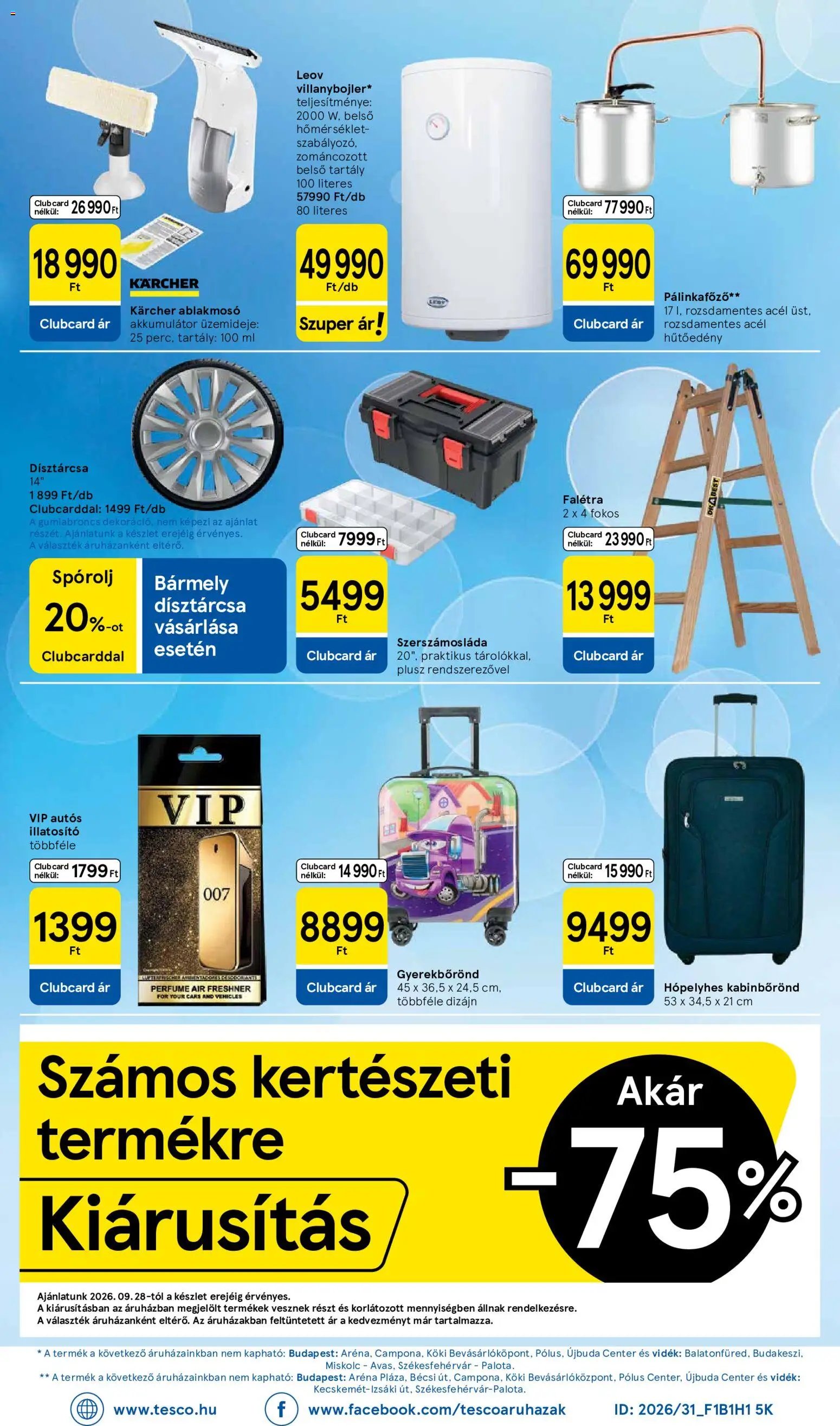 Tesco újság 2026.10.01. Tesco aktuális akciós újság